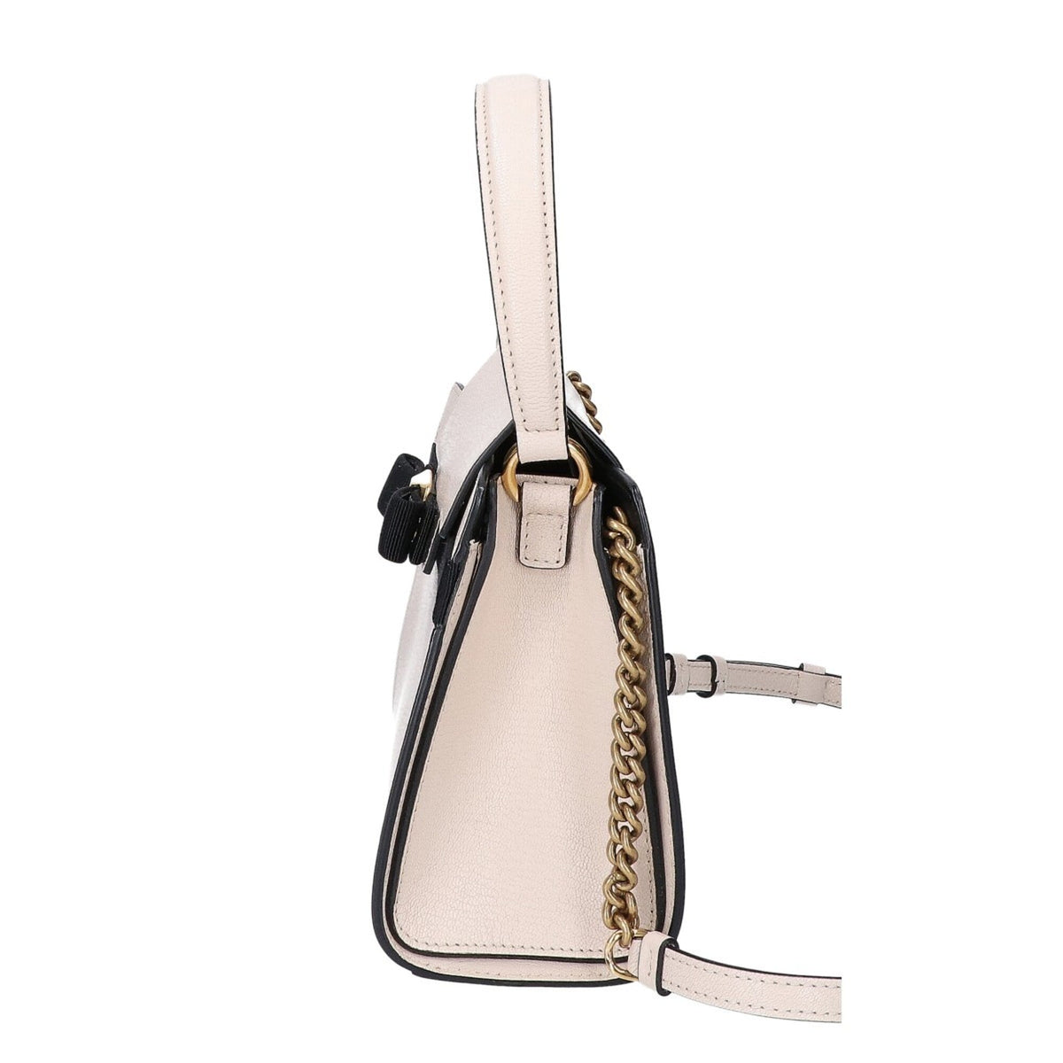Salvatore Ferragamo Ivory Leather Handbag Shoulder Bag (Pre-Owned)