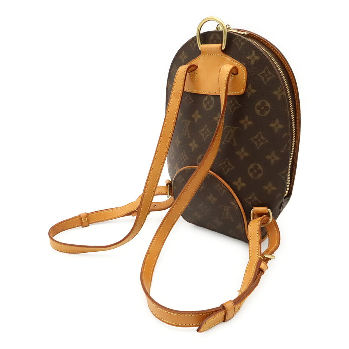 Louis Vuitton Brown Monogram Canvas Backpack Shoulder Bag (Pre-Owned)