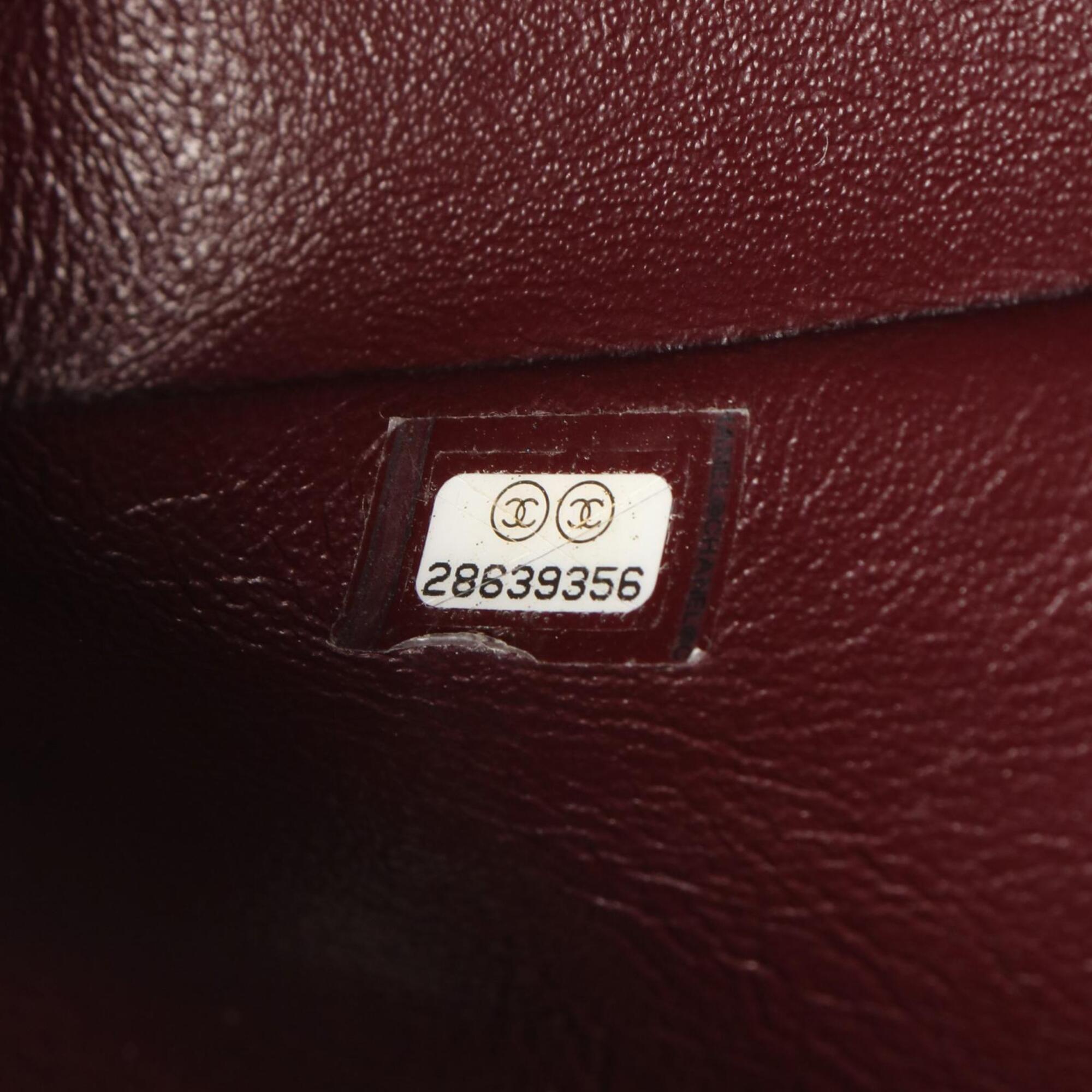 Chanel 2.55 Black Leather Shoulder Bag (Pre-Owned)