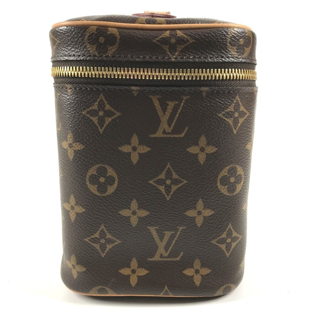 Louis Vuitton Brown Monogram Canvas Handbag Pouch (Pre-Owned)