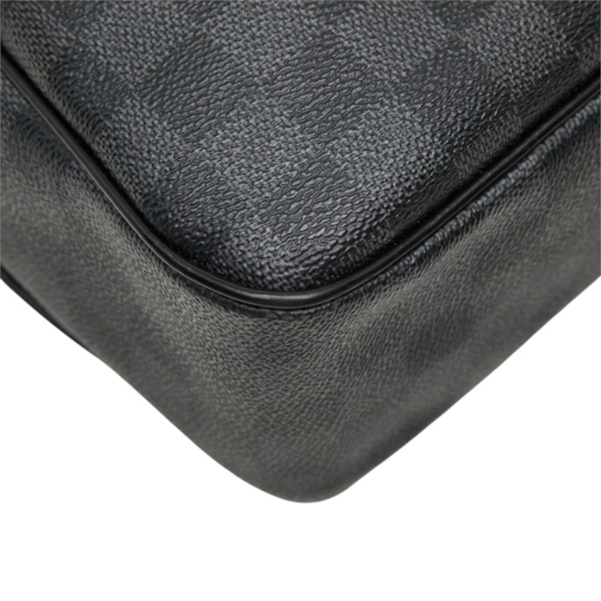 Louis Vuitton Damier Graphite Black Pvc Leather Shoulder Bag (Pre-Owned)
