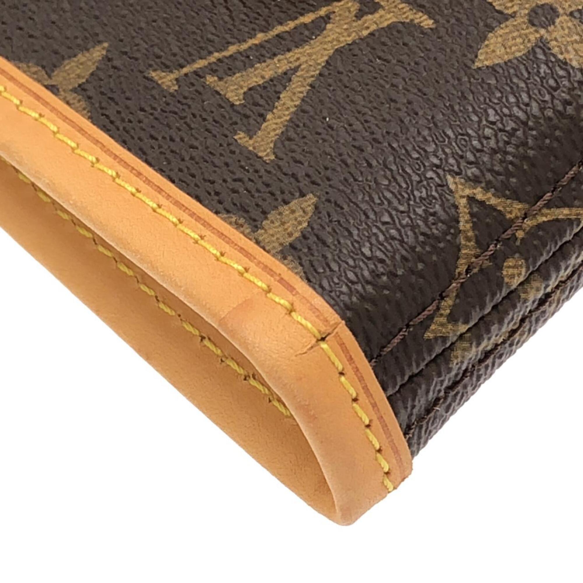 Louis Vuitton Marron Coated Canvas Handbag (Pre-Owned)