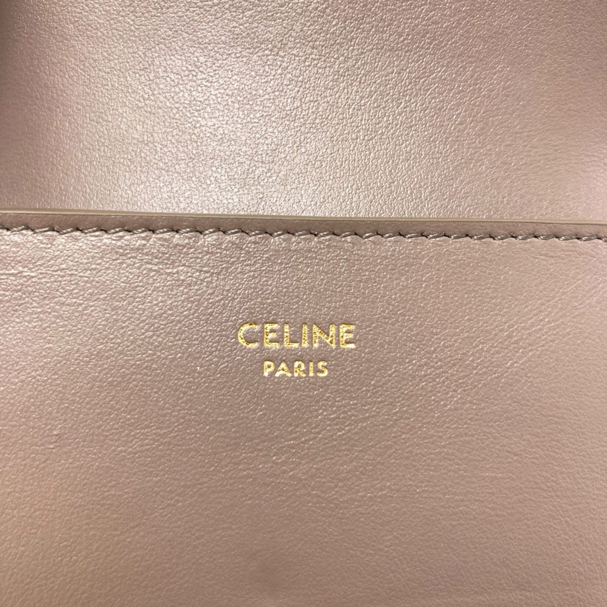 Celine Leather Wallet (Tri-Fold) (Pre-Owned)