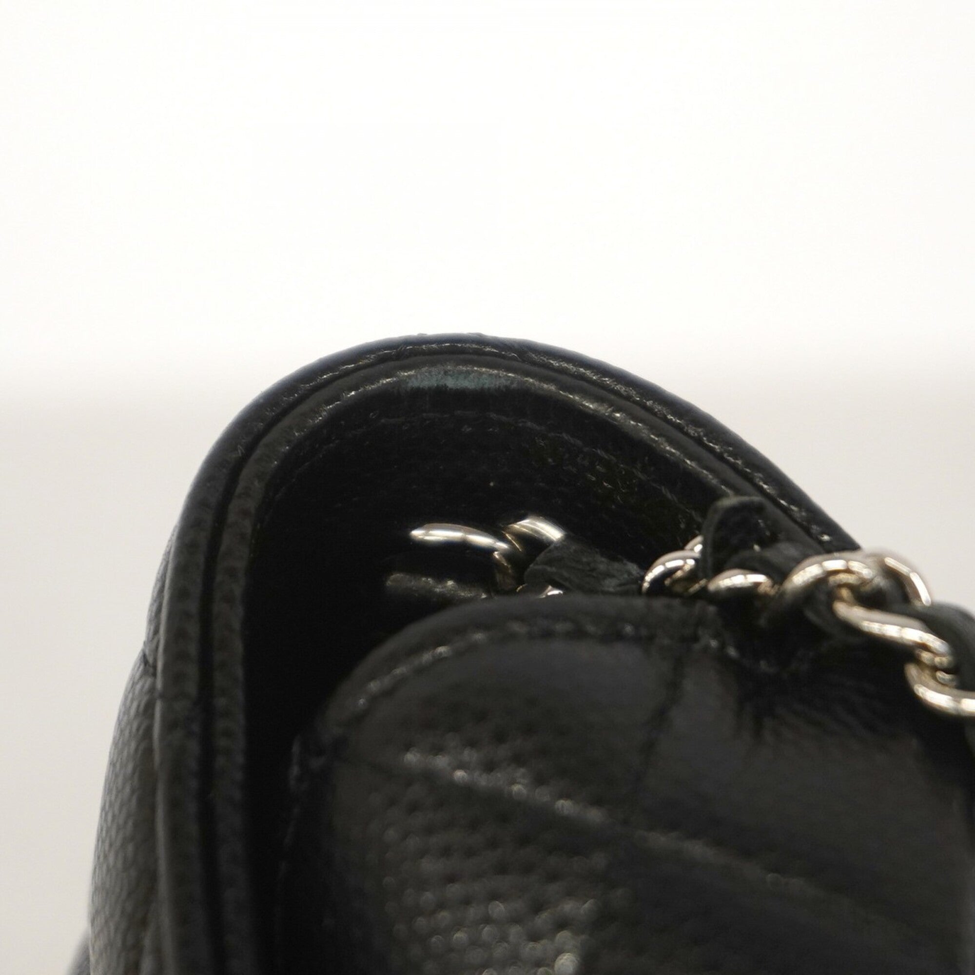Chanel Black Grained Calfskin (Pre-Owned)