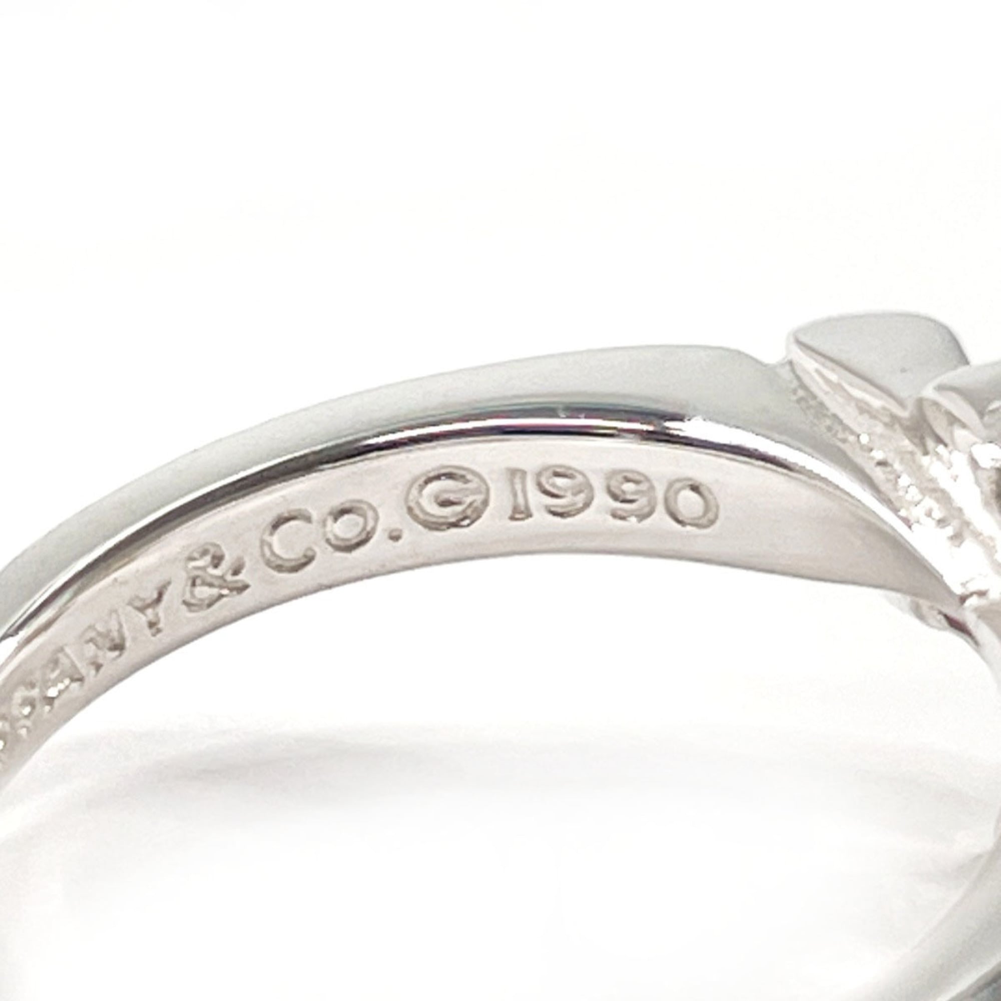 Tiffany Silver Silver 925 Band Ring (Pre-Owned)