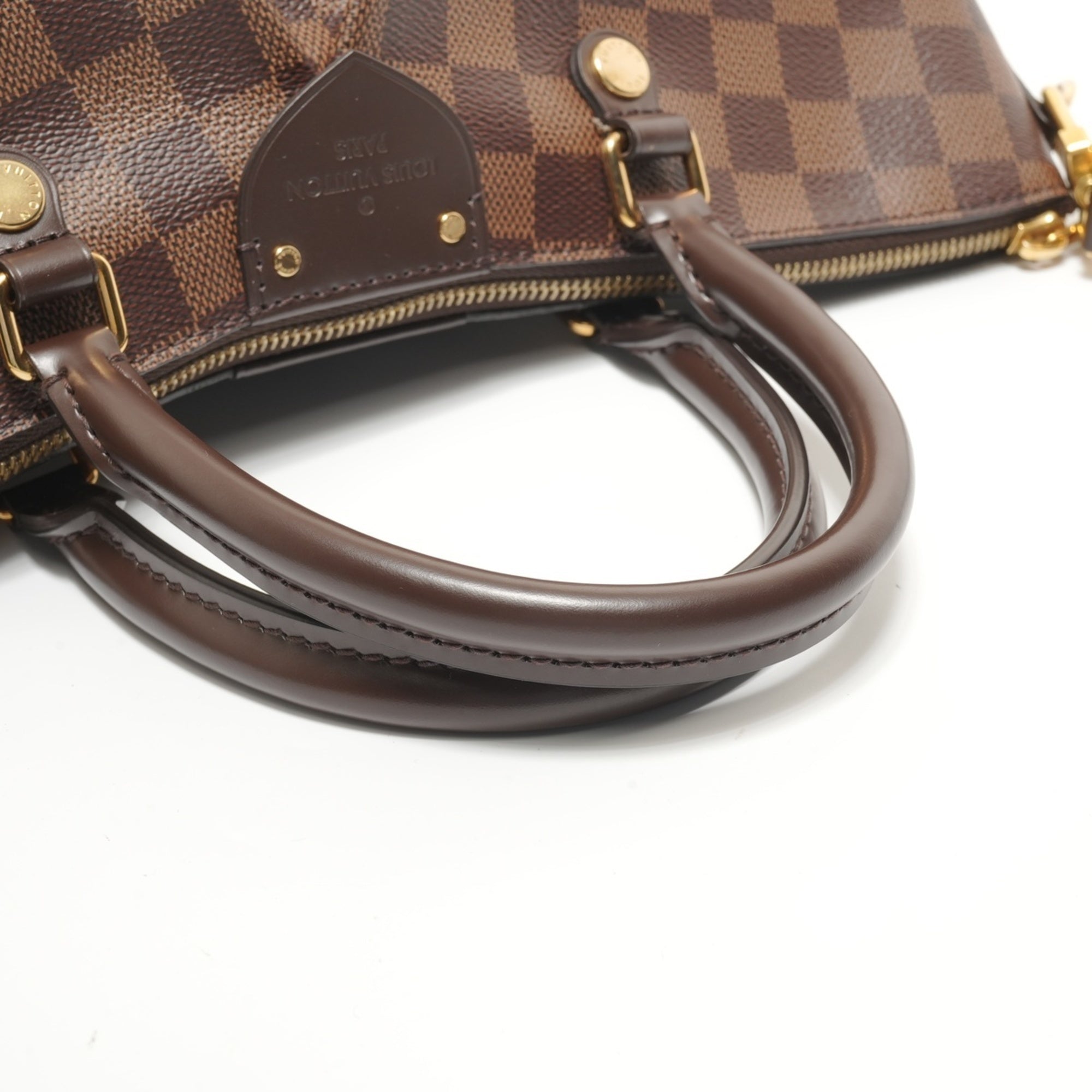 Louis Vuitton Brown Damier Canvas Ebene Handbag (Pre-Owned)
