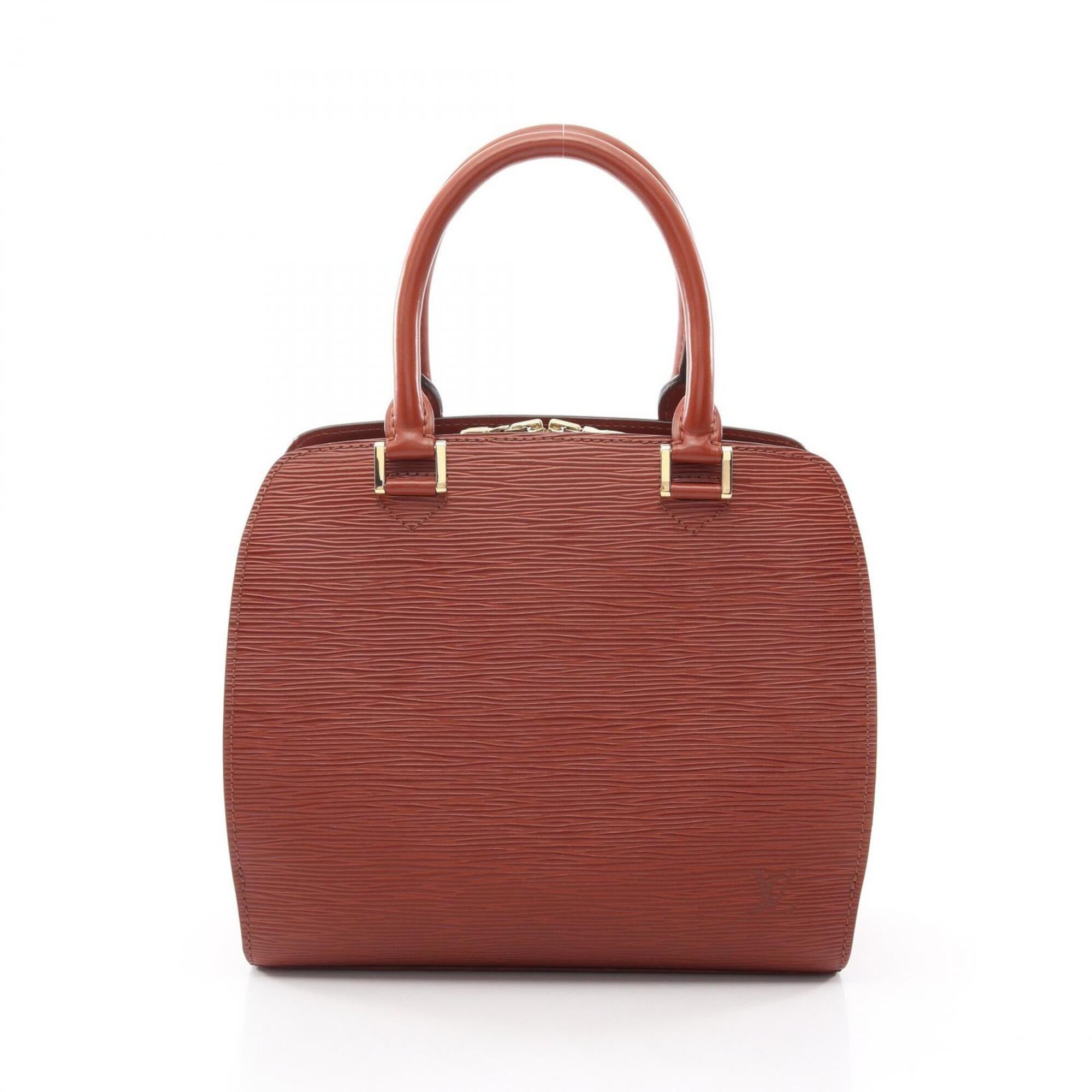 Louis Vuitton Brown Kenyan Brown Epi Leather Handbag (Pre-Owned)