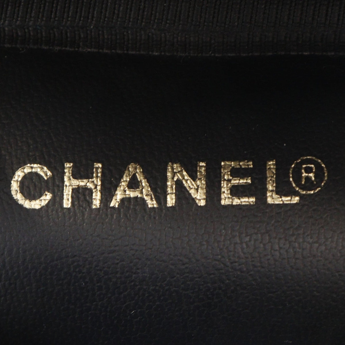 Chanel Black Grained Calfskin (Pre-Owned)