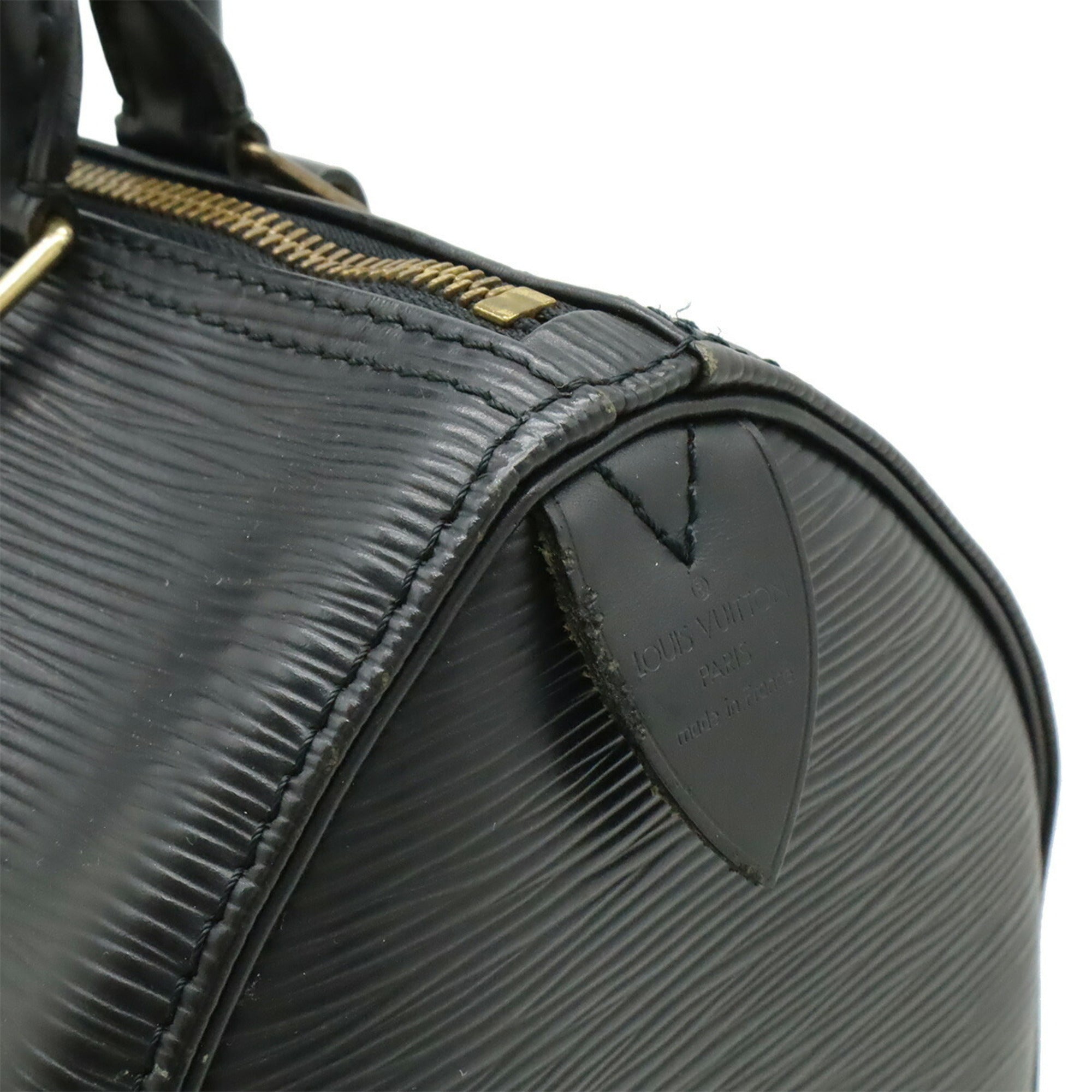 Louis Vuitton Black Noir Epi Leather Handbag (Pre-Owned)