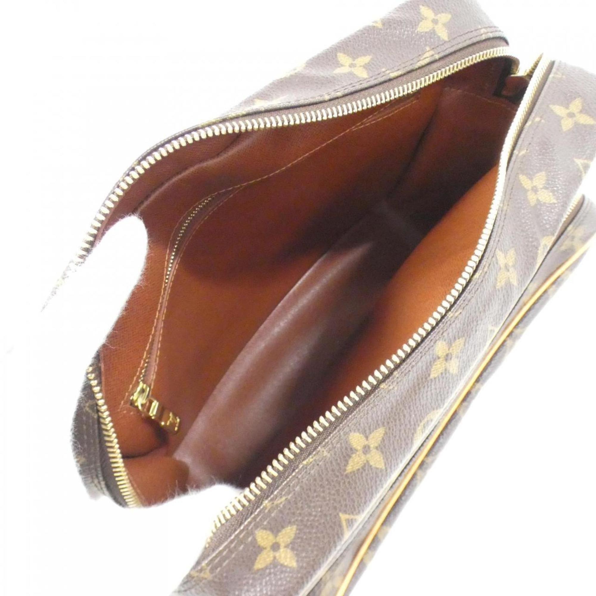 Louis Vuitton Brown Coated Canvas Shoulder Bag (Pre-Owned)