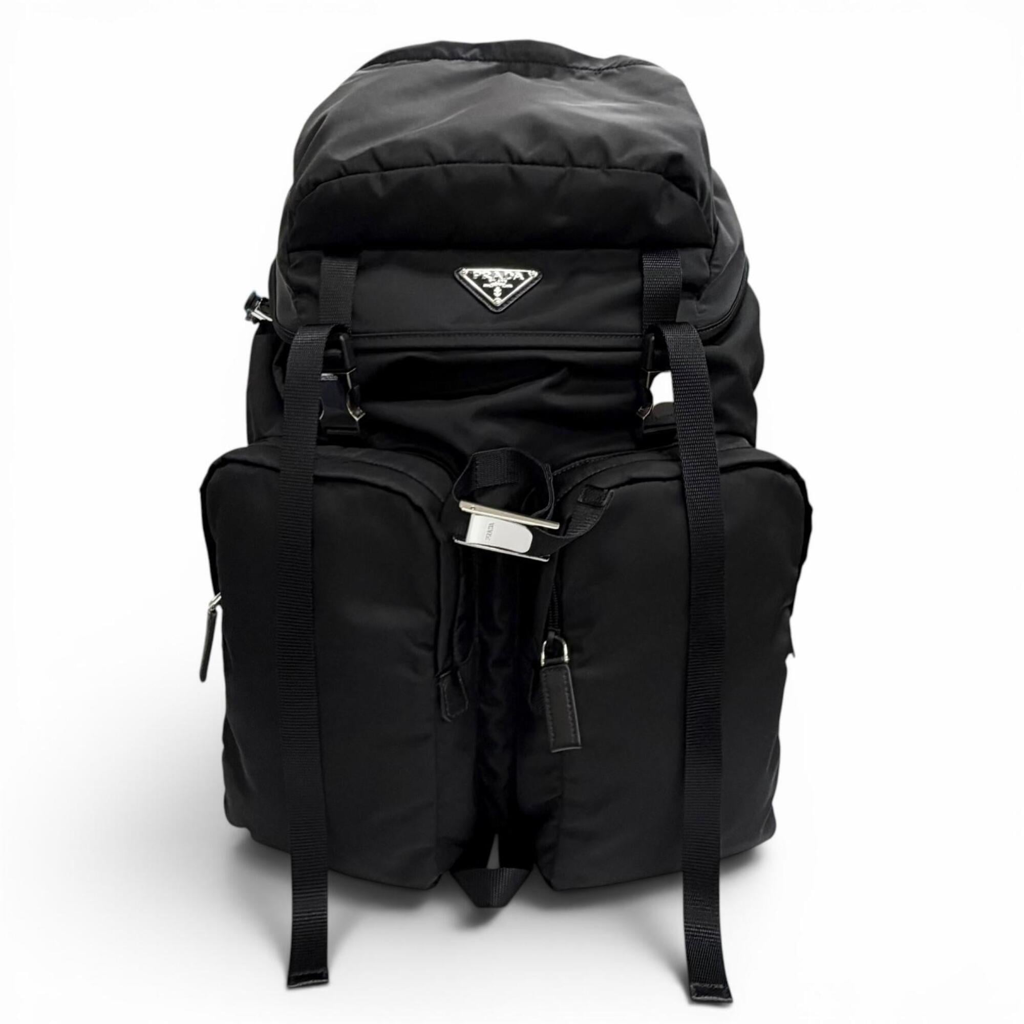 Prada Black Nylon Backpack (Pre-Owned)