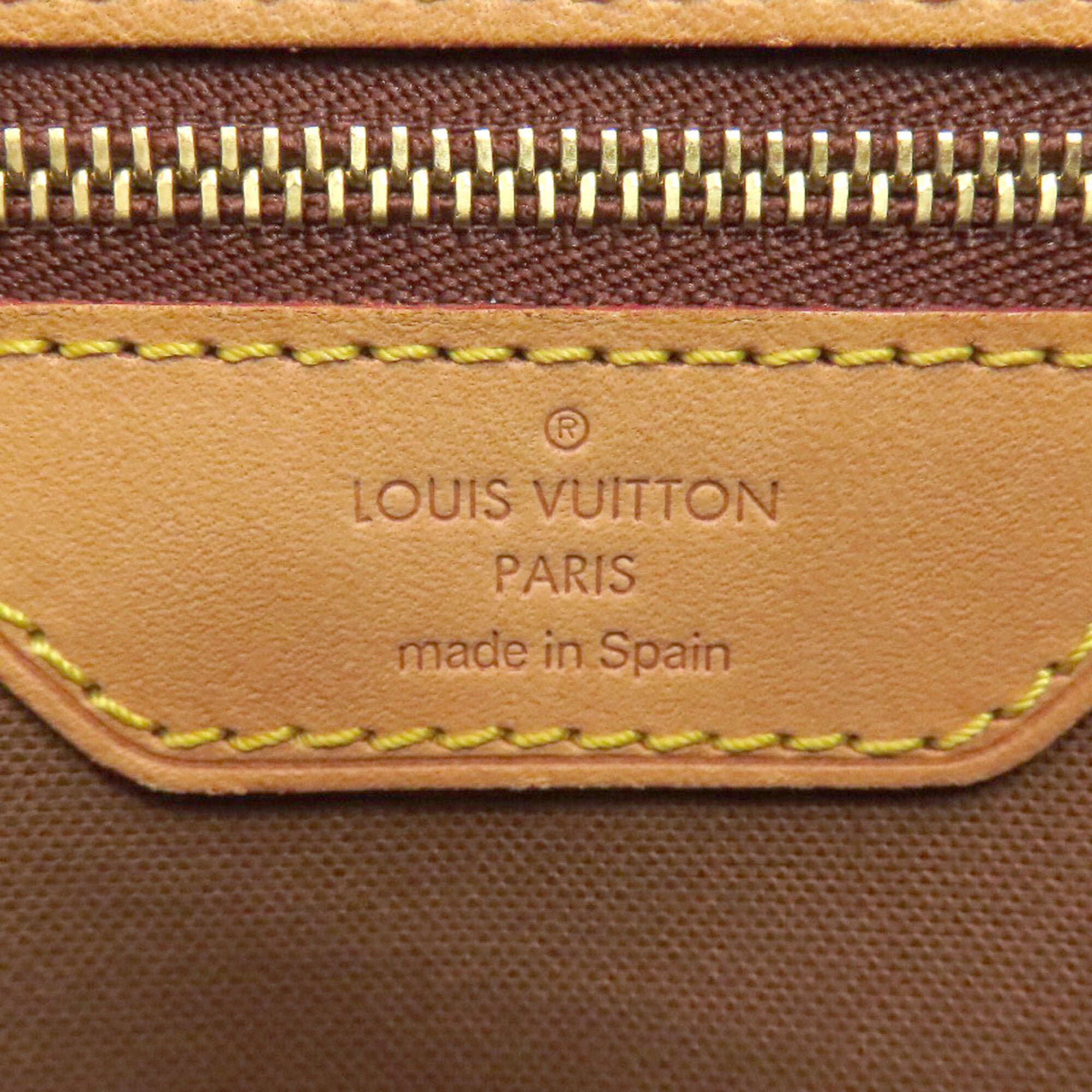 Louis Vuitton Brown Monogram Monogram Canvas Tote Bag (Pre-Owned)
