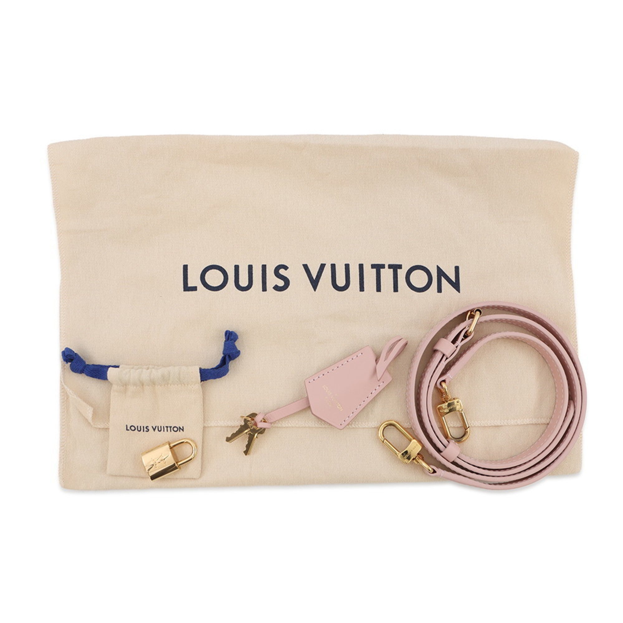 Louis Vuitton Pink Leather Handbag Shoulder Bag (Pre-Owned)