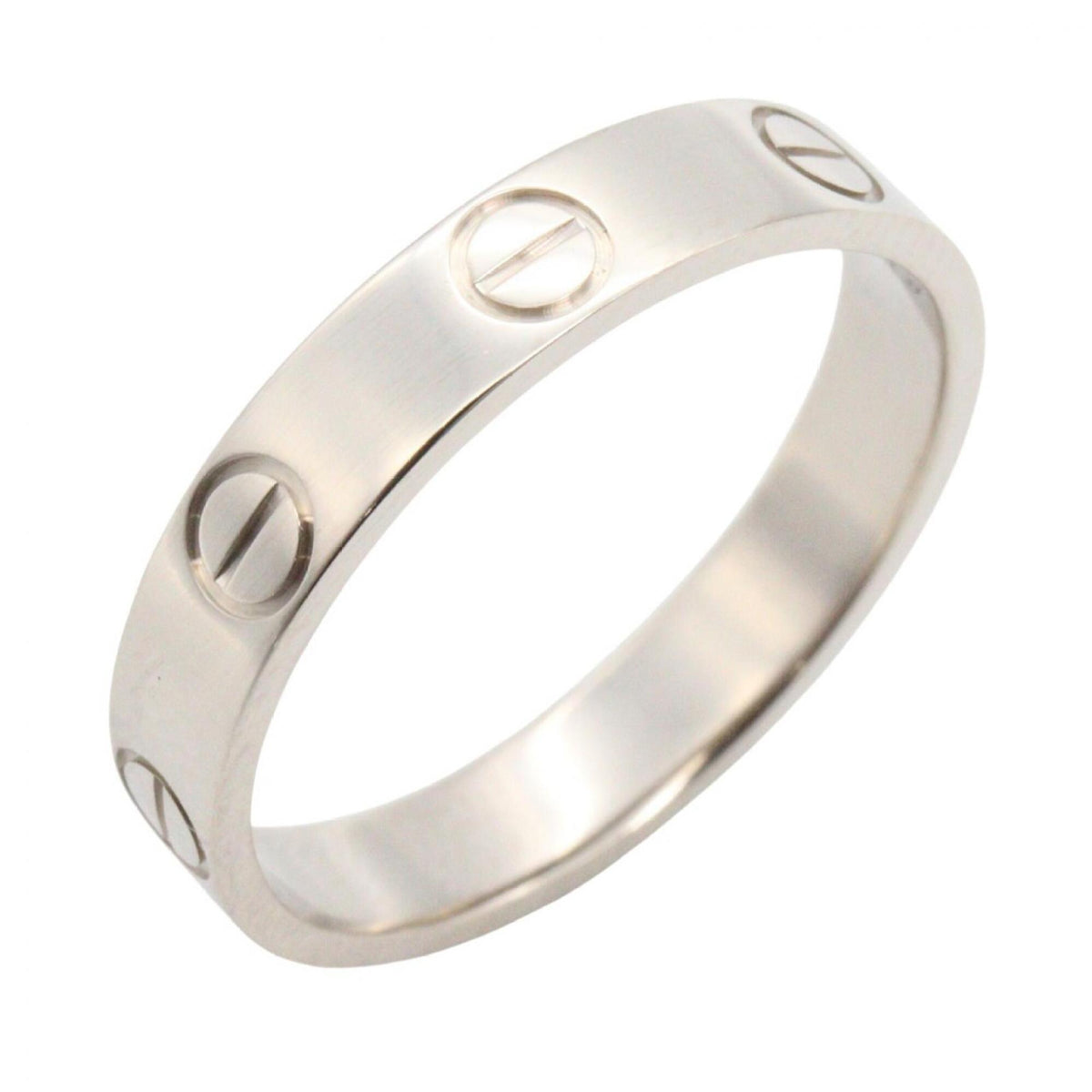 Cartier Silver White Gold (18K) Band Ring (Pre-Owned)