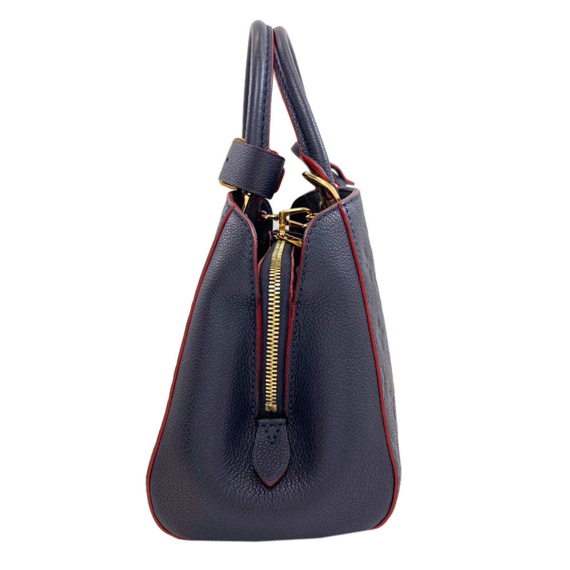 Louis Vuitton Marine Rouge Monogram Empreinte Handbag (Pre-Owned)