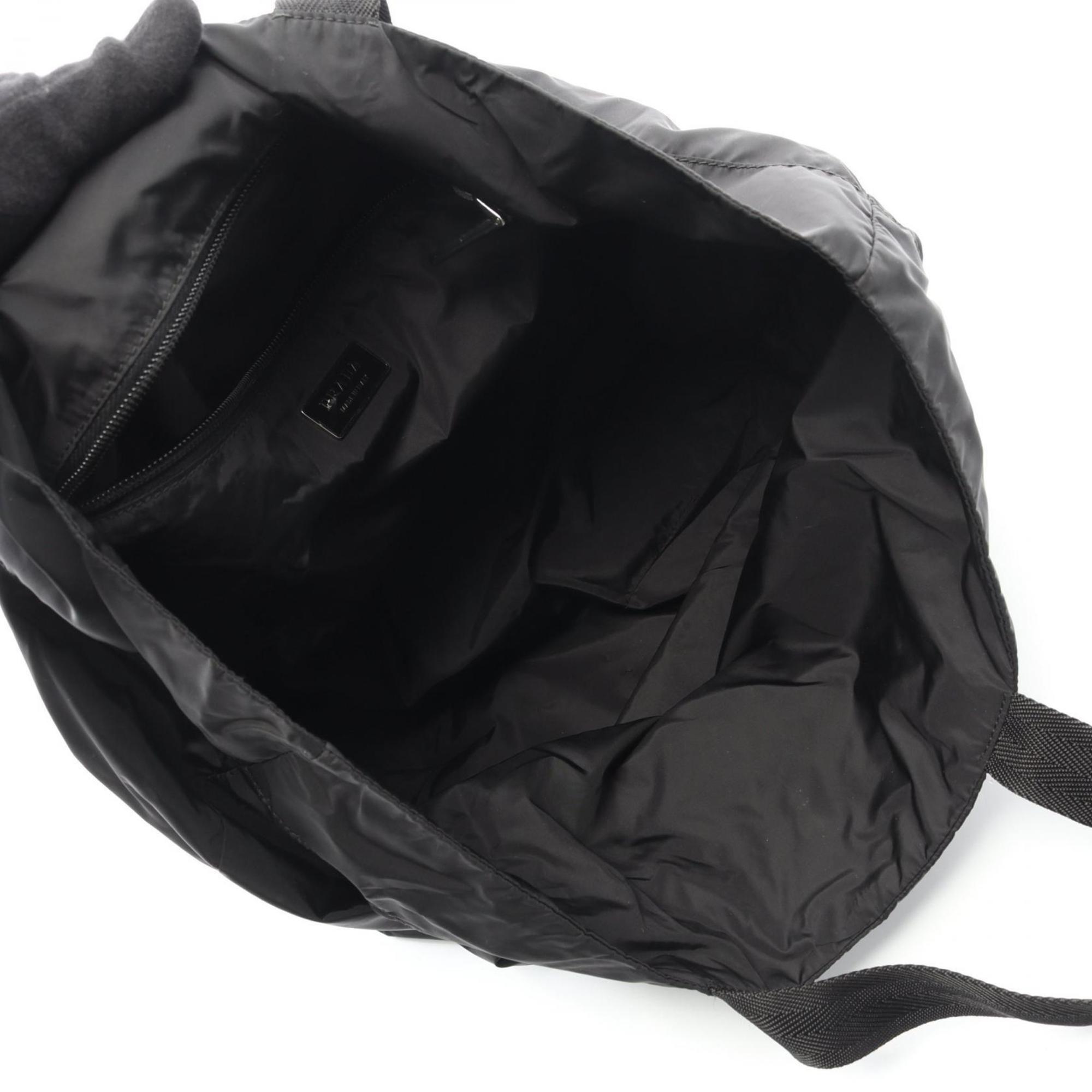 Prada Black Nylon Tote Bag (Pre-Owned)