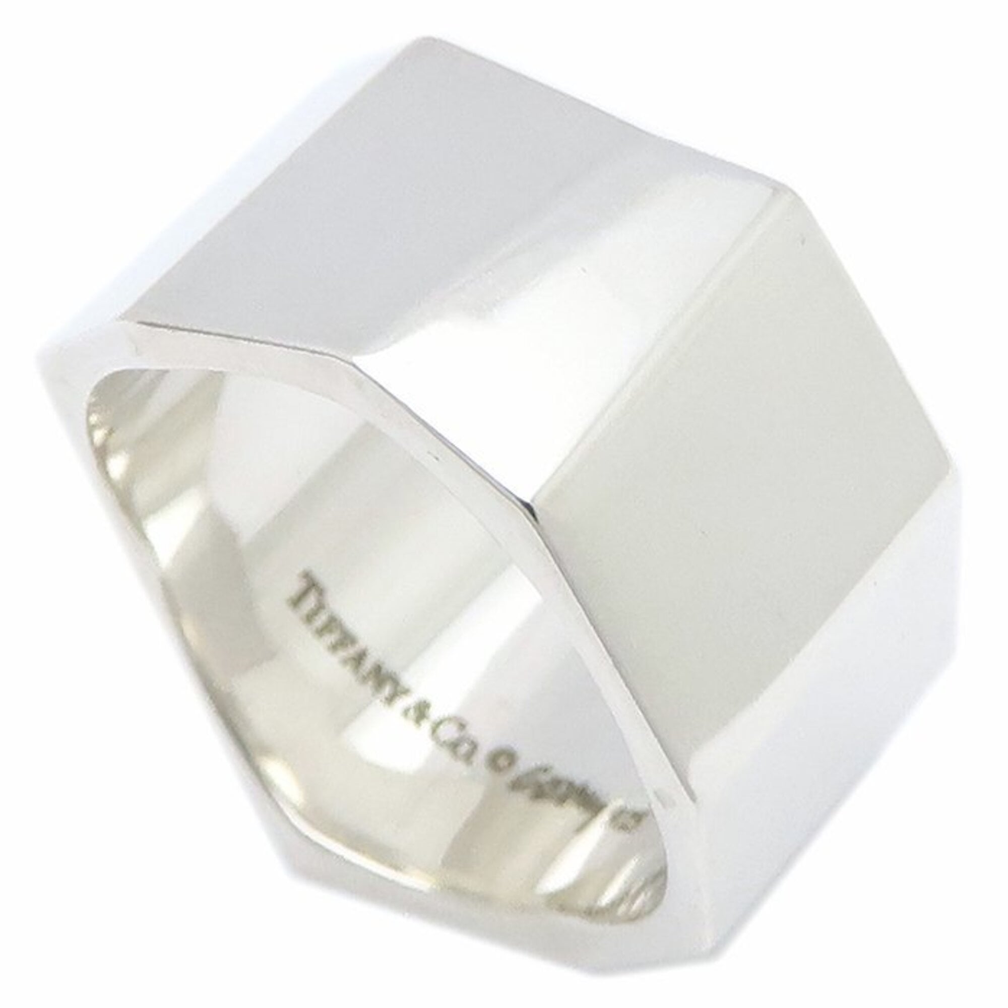 Tiffany Silver 925 Band Ring (Pre-Owned)