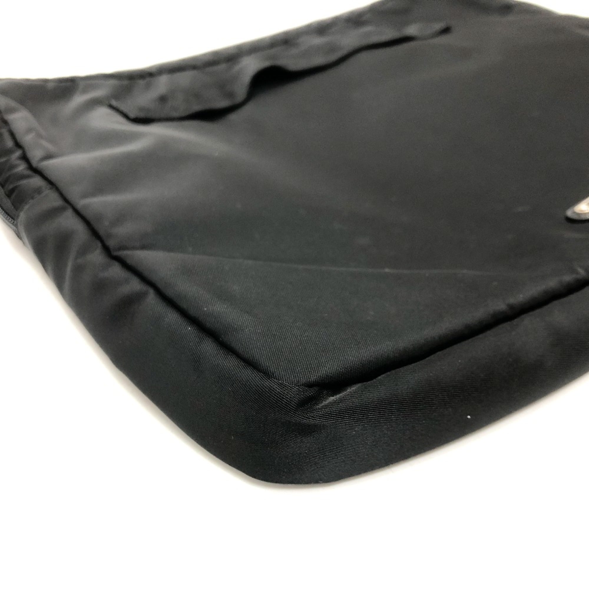 Prada Black Cloth Clutch Bag (Pre-Owned)