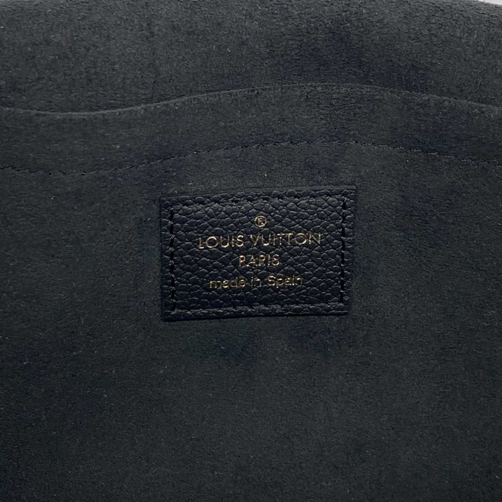 Louis Vuitton Noir Chain/Shoulder Wallet (Pre-Owned)