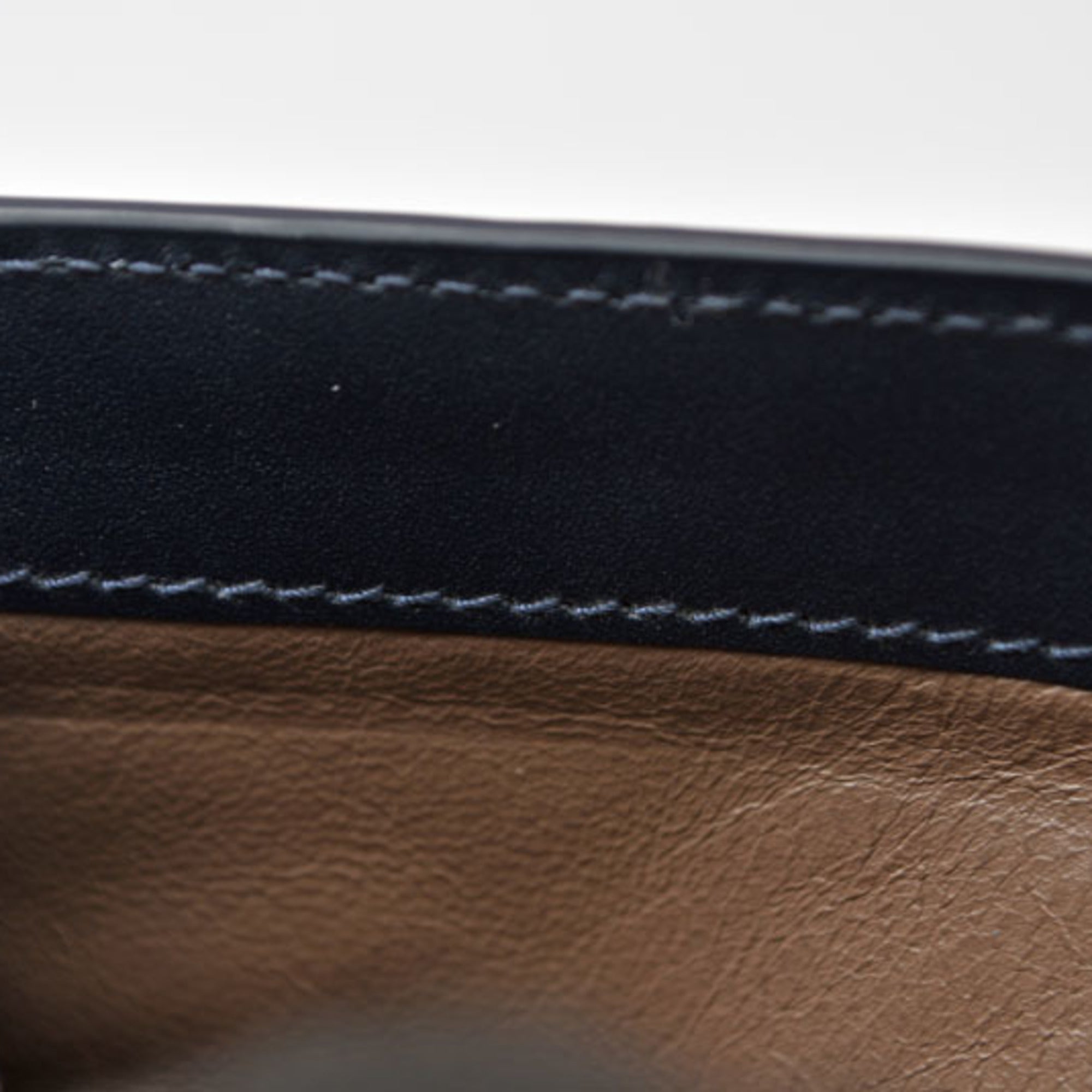 Bottega Veneta Navy Leather Wallet (Bi-Fold) (Pre-Owned)