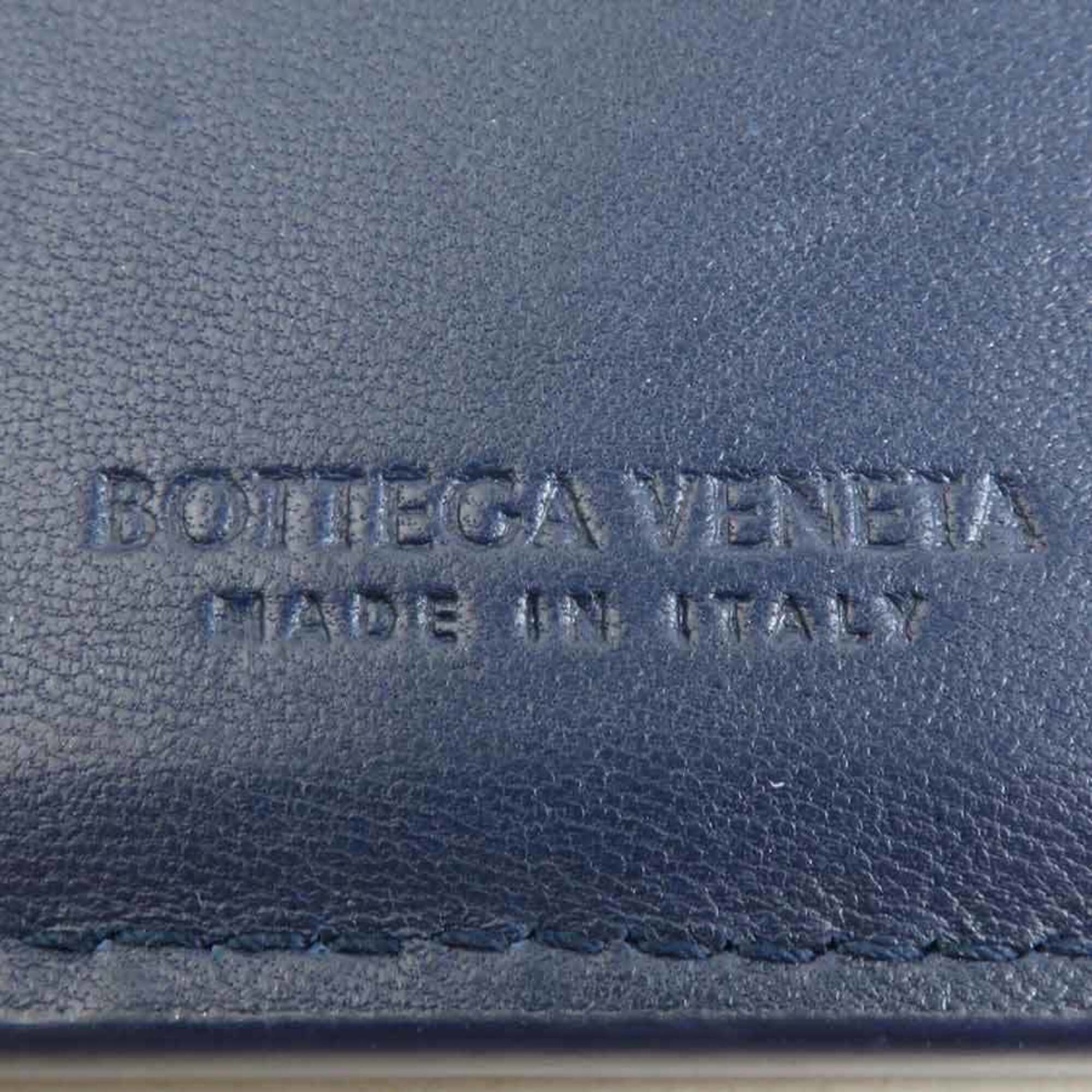 Bottega Veneta Purple Red Color Leather Coin Purse/Coin Case (Pre-Owned)