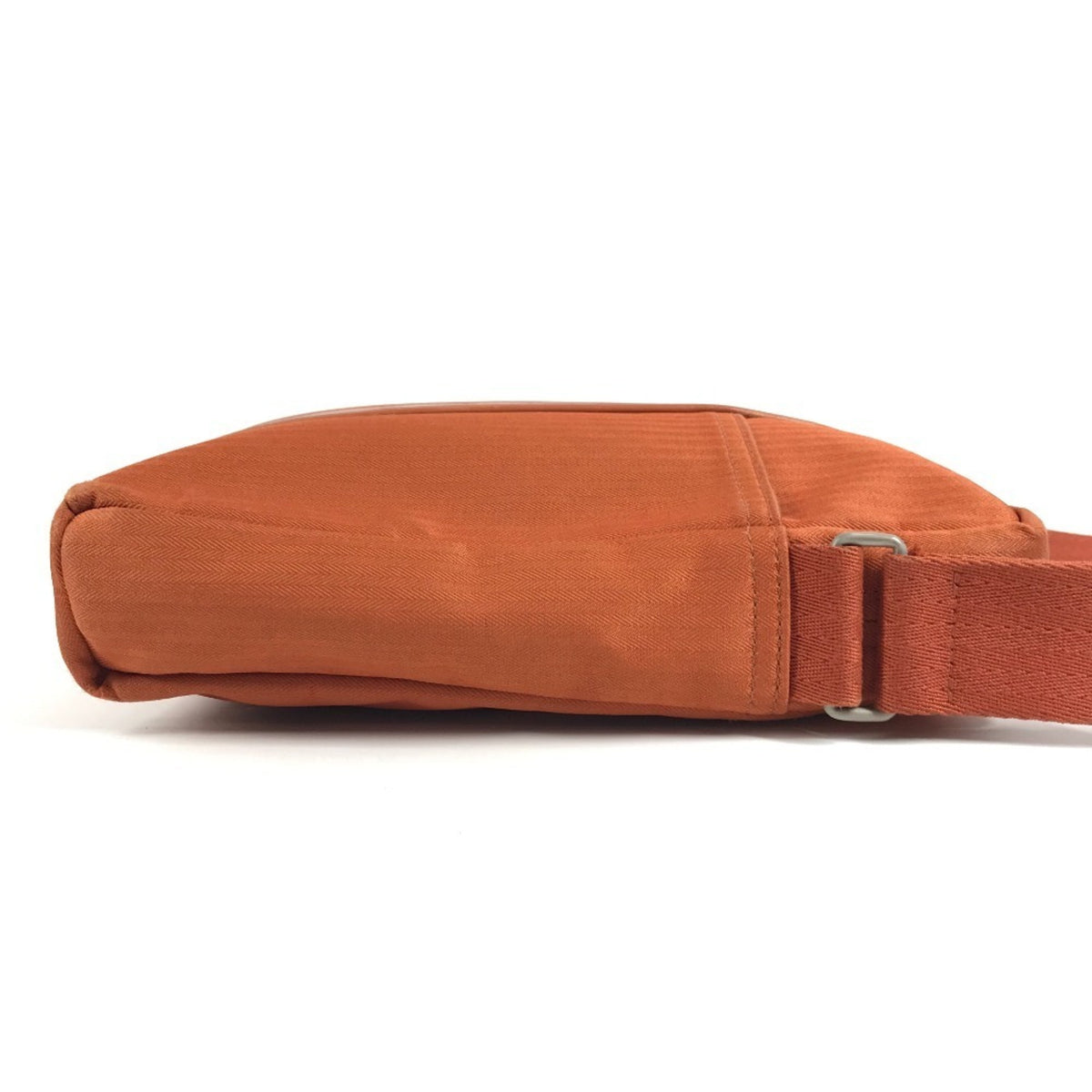 Hermes Orange Canvas Pochette Shoulder Bag (Pre-Owned)