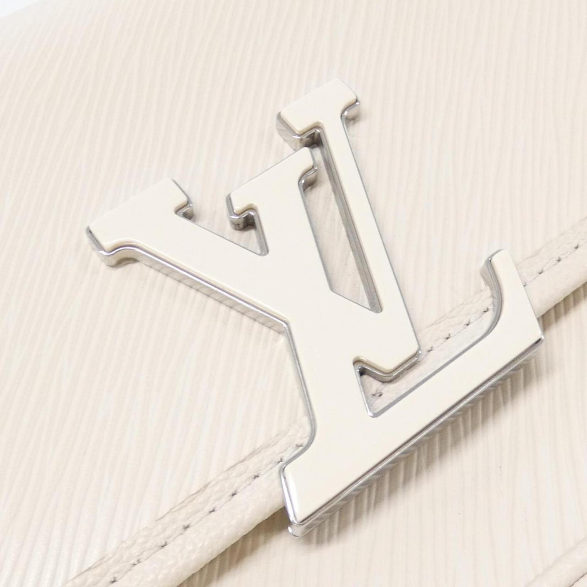 Louis Vuitton Beige Leather Shoulder Bag (Pre-Owned)