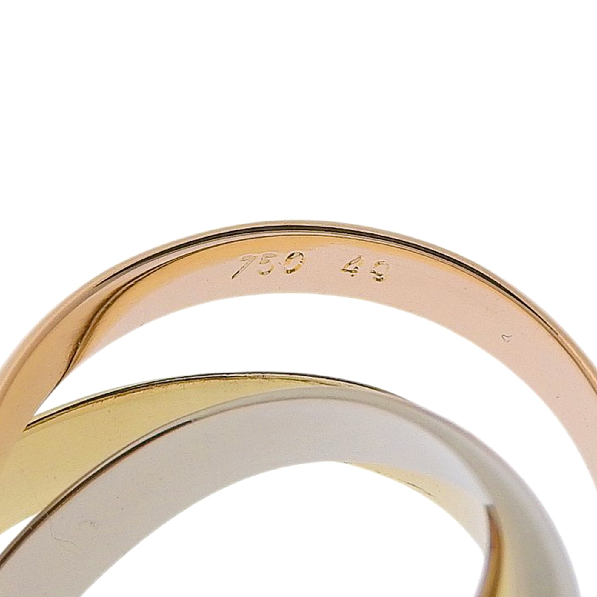Cartier Trinity Yellow Gold (18K) Pink Gold (18K) White Gold (18K) Band Ring (Pre-Owned)