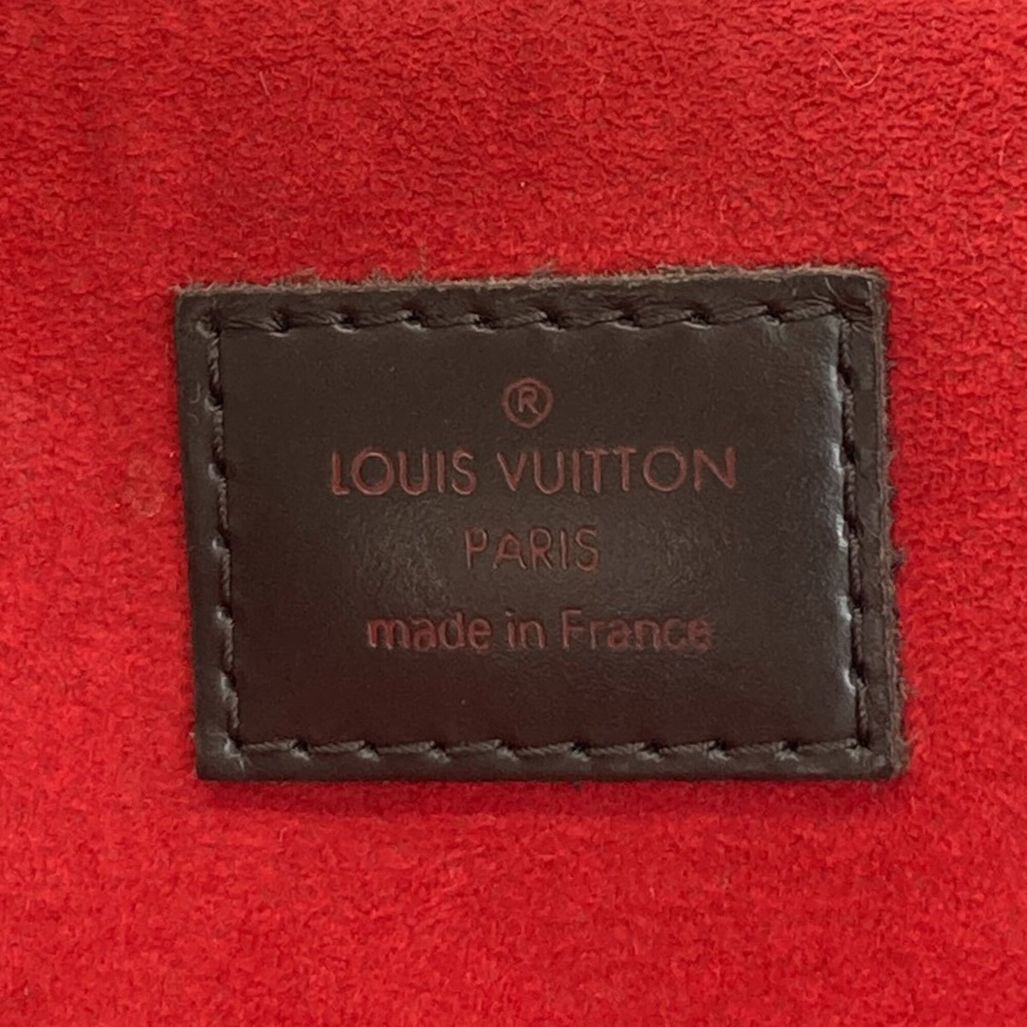 Louis Vuitton Brown Damier Canvas Handbag (Pre-Owned)