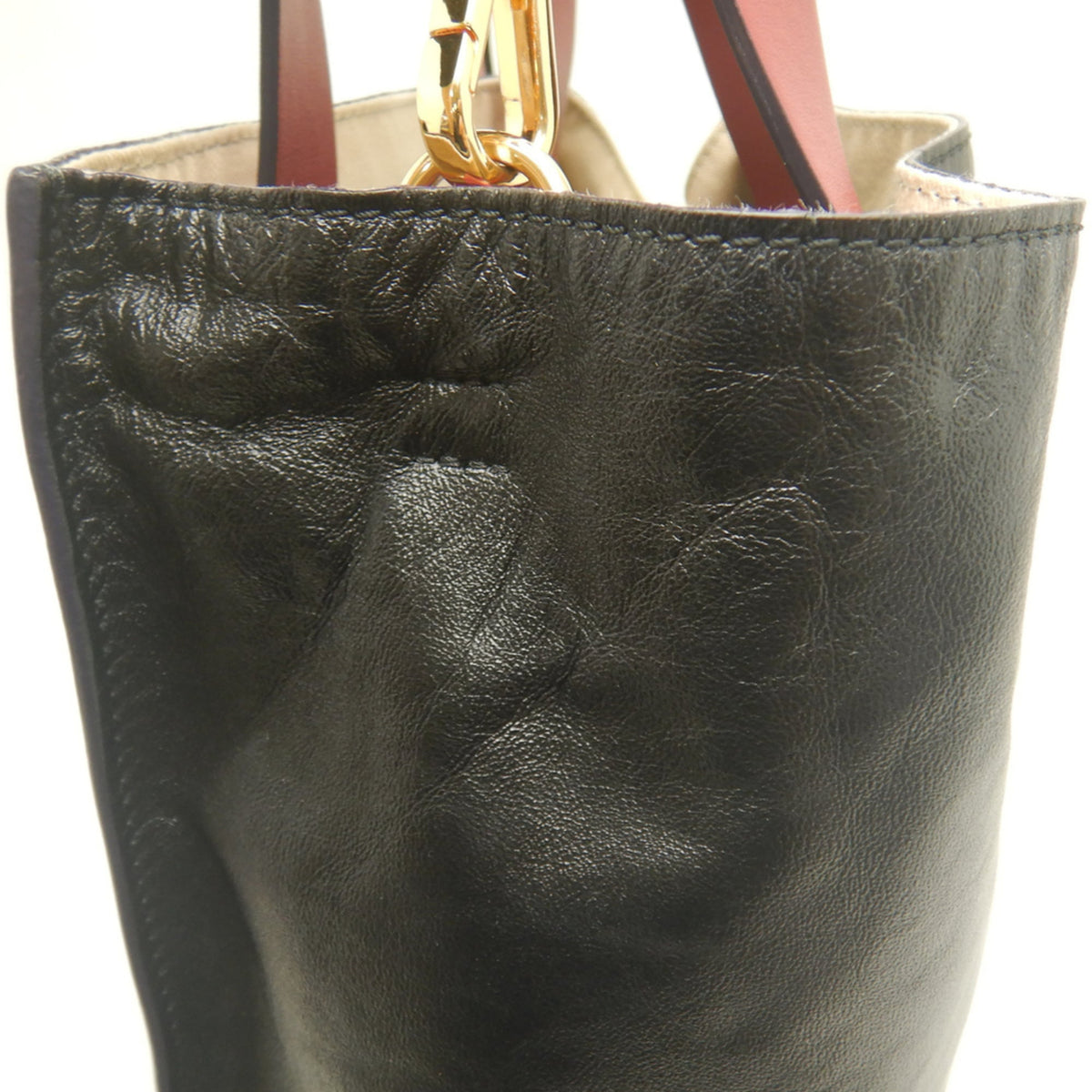 Marni Black Gray Tote Bag (Pre-Owned)