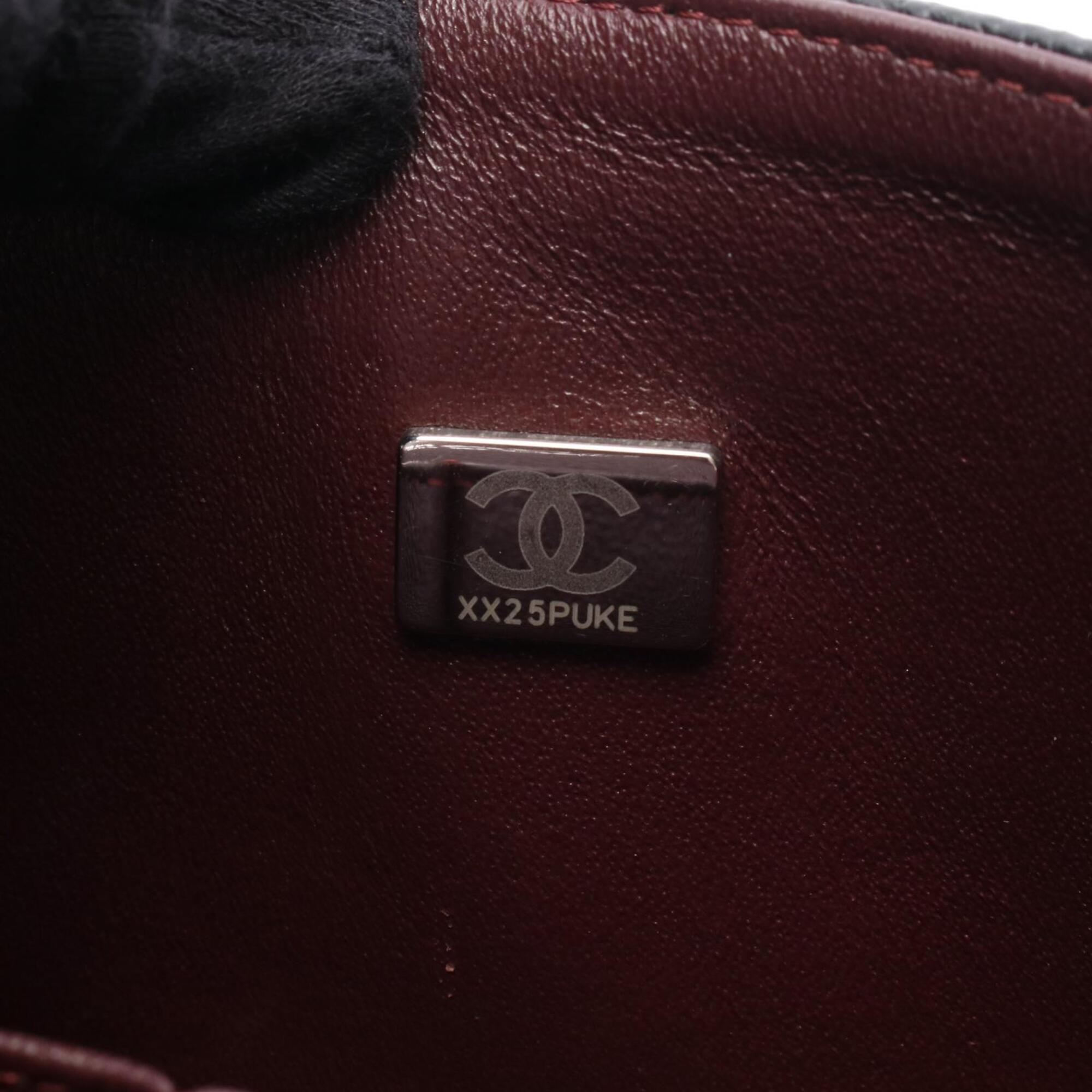 Chanel Black Grained Calfskin Handbag Shoulder Bag (Pre-Owned)