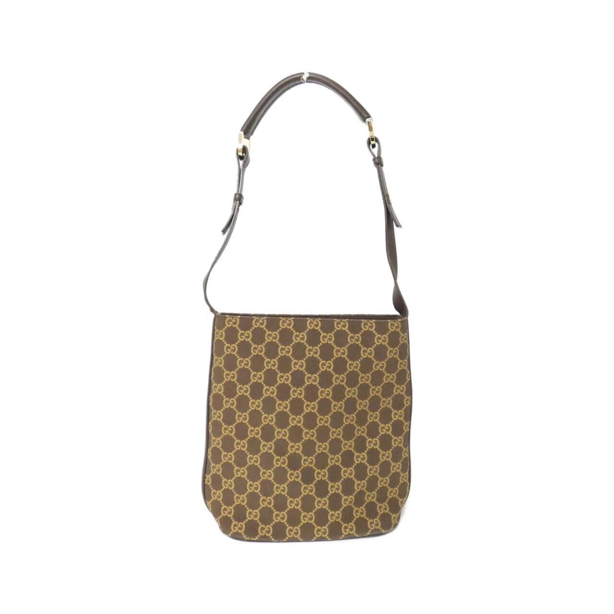 Gucci Brown Gg Canvas Shoulder Bag (Pre-Owned)