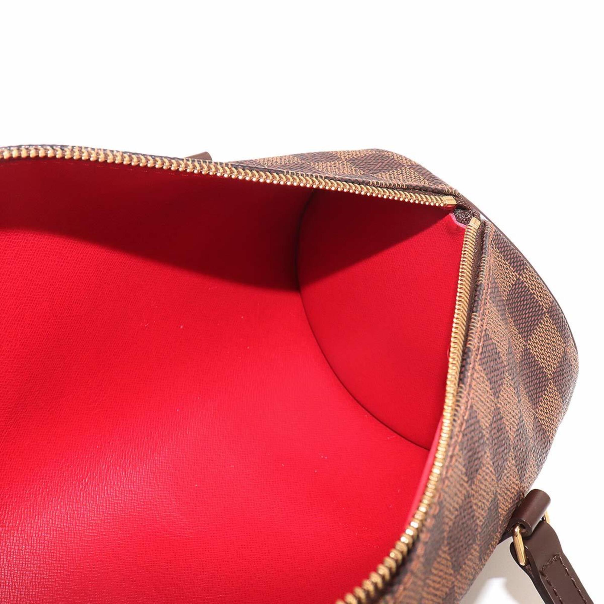 Louis Vuitton Brown Damier Canvas Ebene Damier Canvas Handbag Pouch (Pre-Owned)