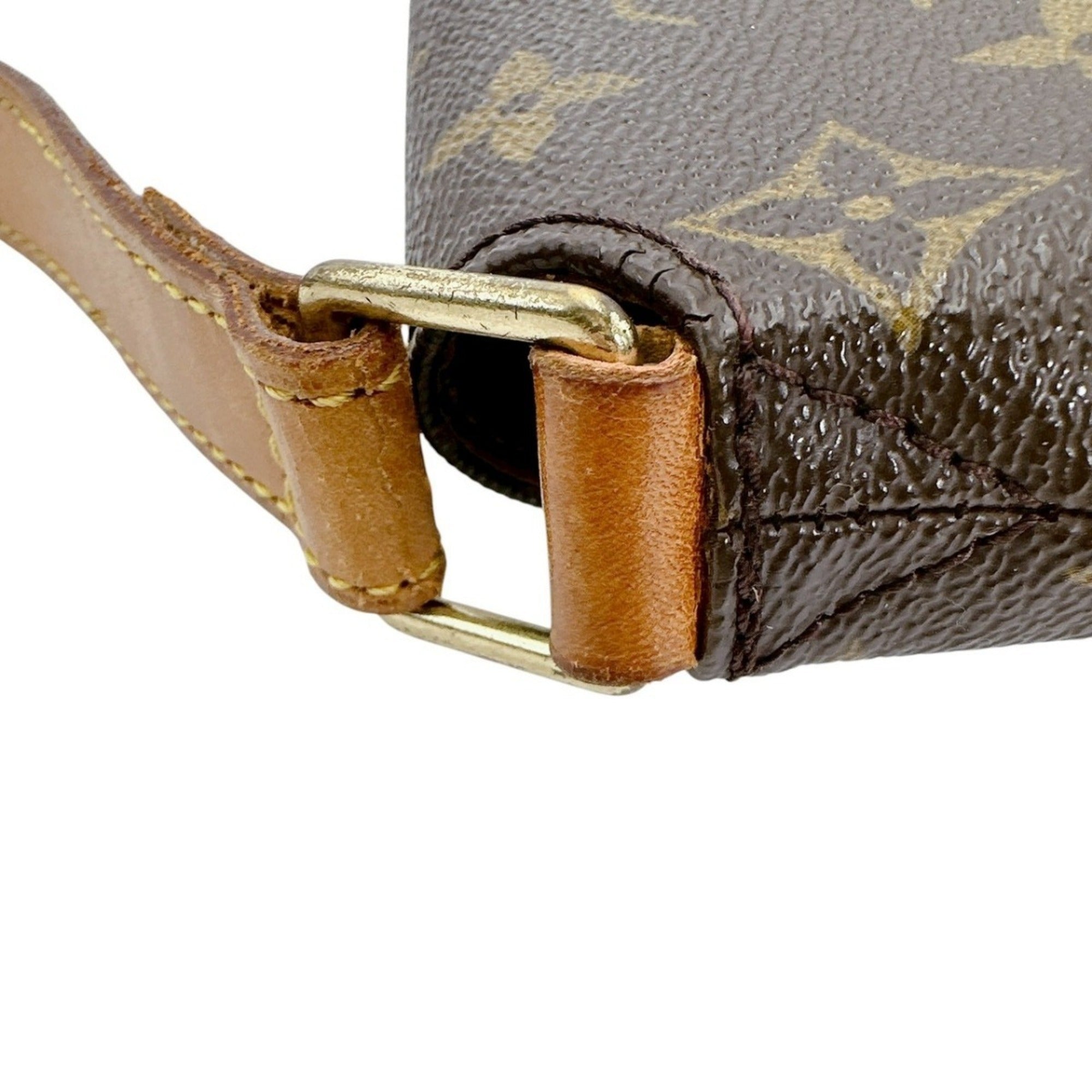 Louis Vuitton Brown Monogram Canvas Shoulder Bag (Pre-Owned)