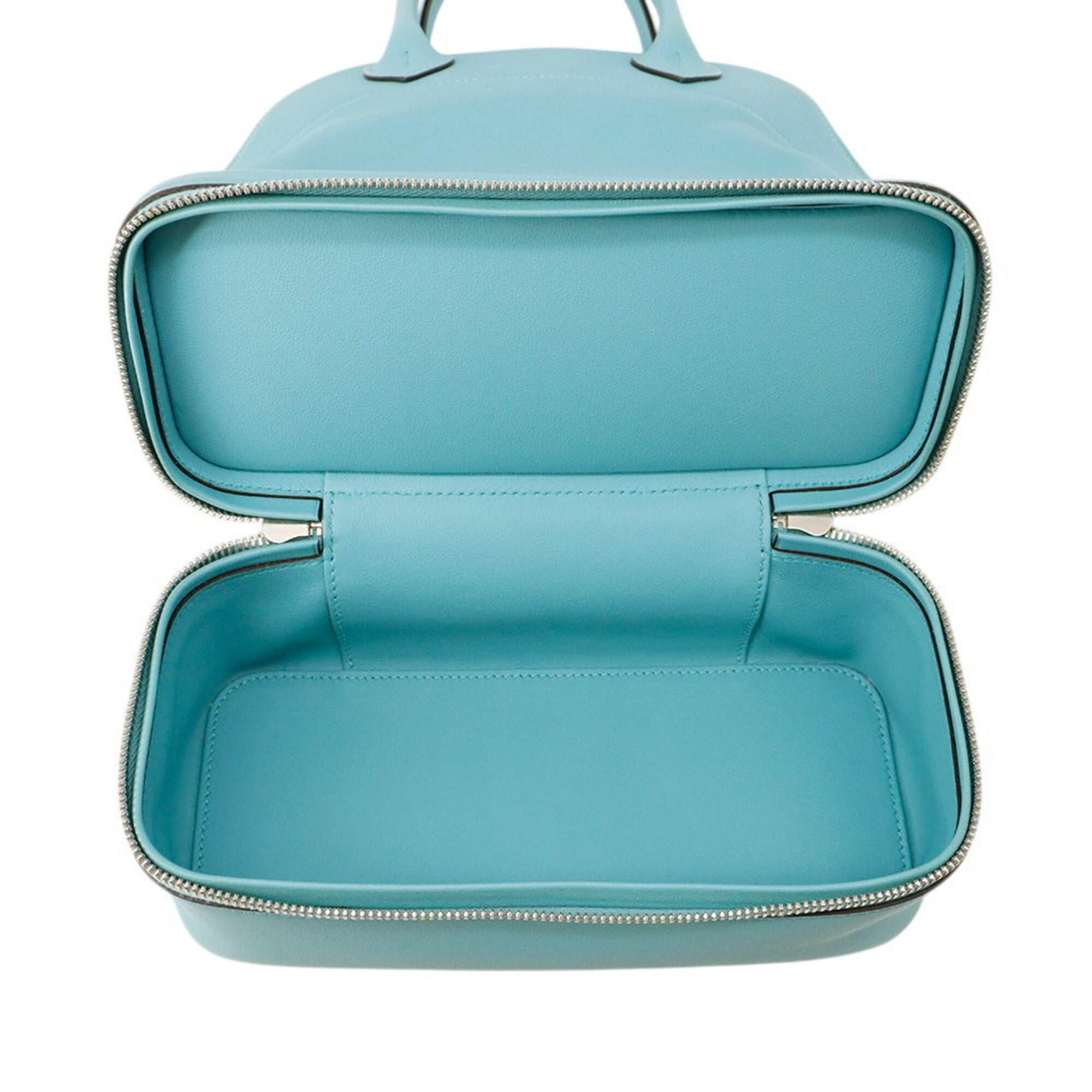 Hermes Blue Swift Leather Handbag (Pre-Owned)