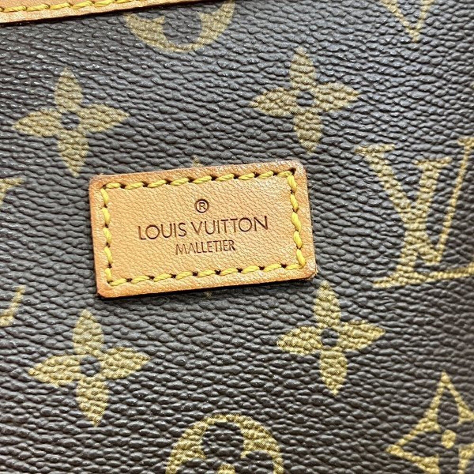 Louis Vuitton Brown Monogram Handbag Shoulder Bag (Pre-Owned)