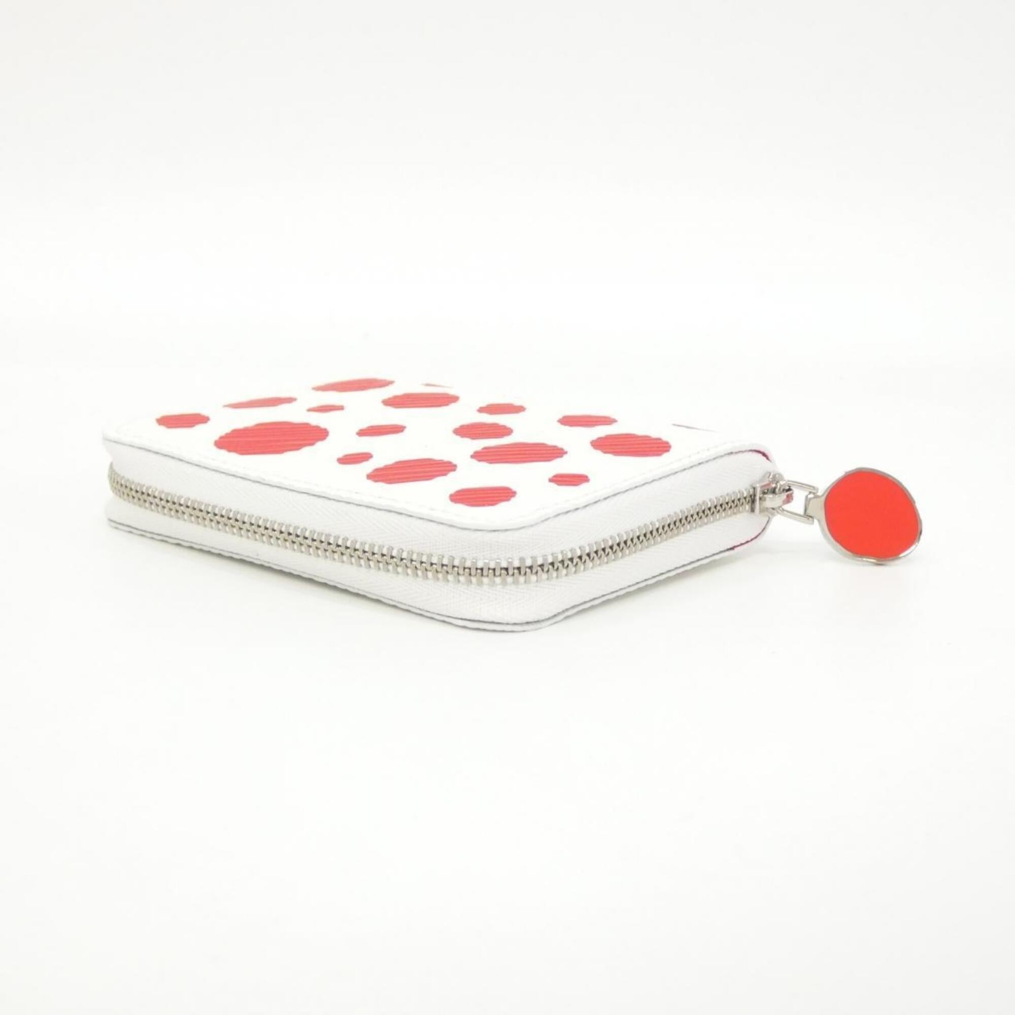 Louis Vuitton Blanc Rouge White Leather Coin Purse/Coin Case (Pre-Owned)