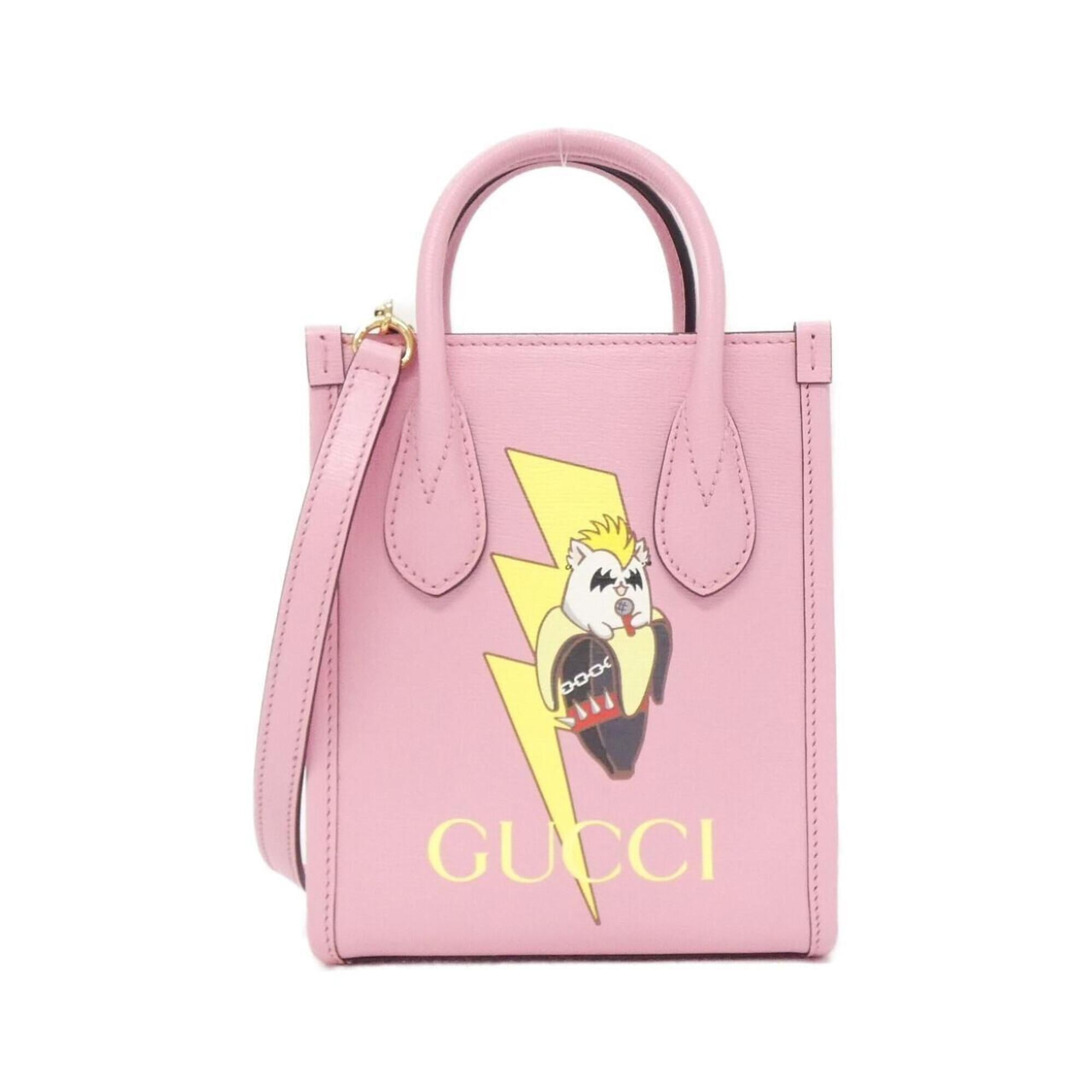 Gucci Pink Leather Handbag (Pre-Owned)