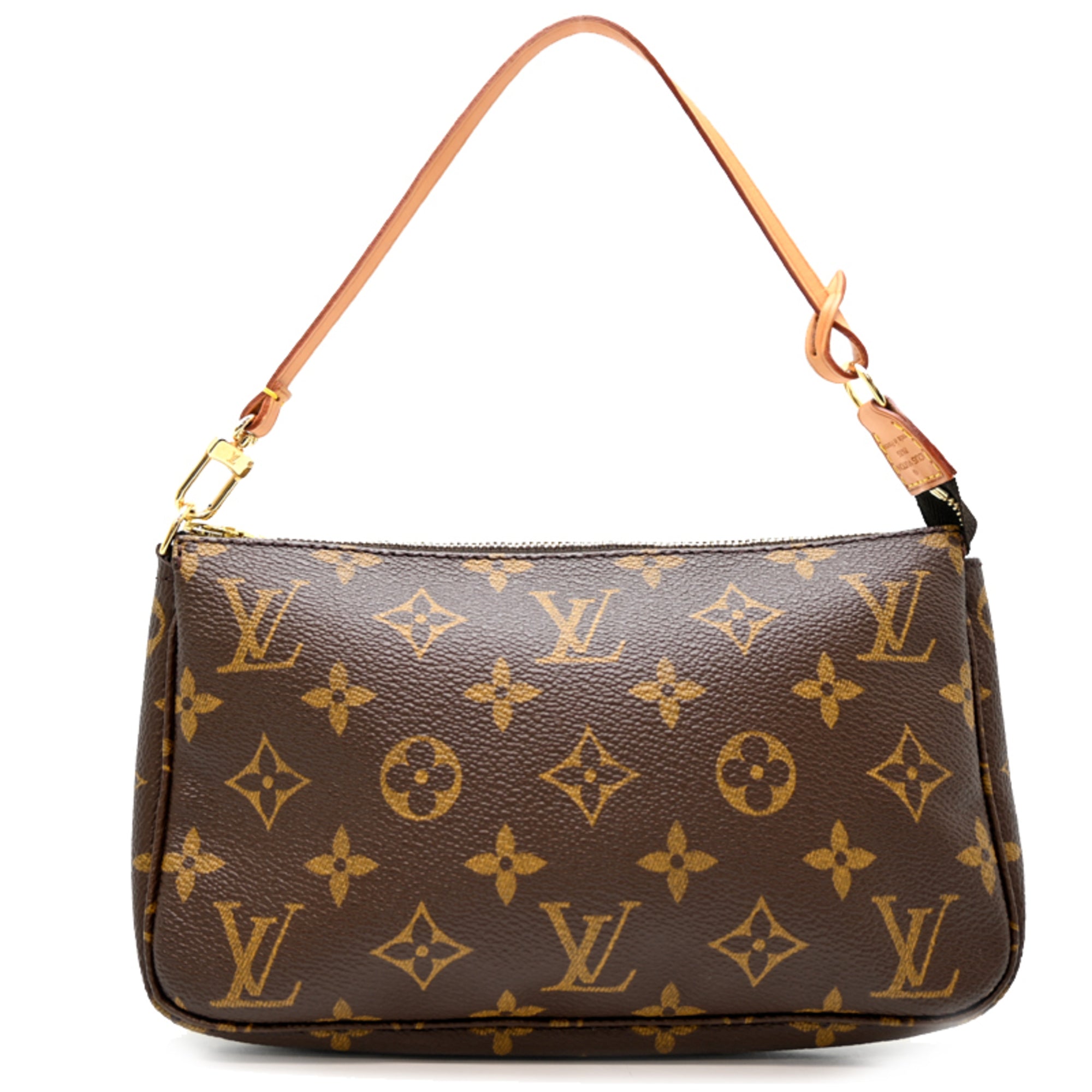 Louis Vuitton Brown Monogram Pochette Shoulder Bag (Pre-Owned)