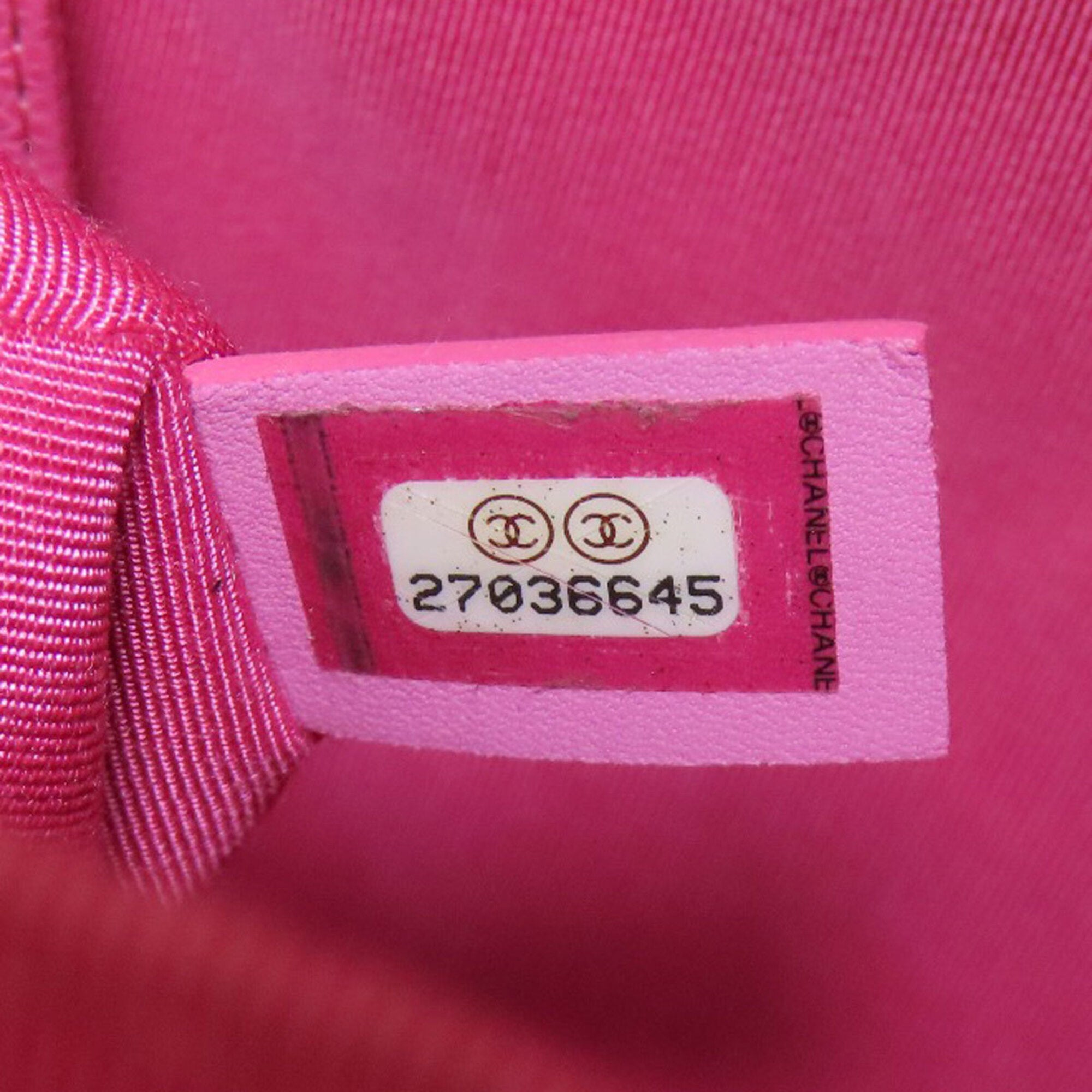 Chanel Pink Leather Backpack (Pre-Owned)