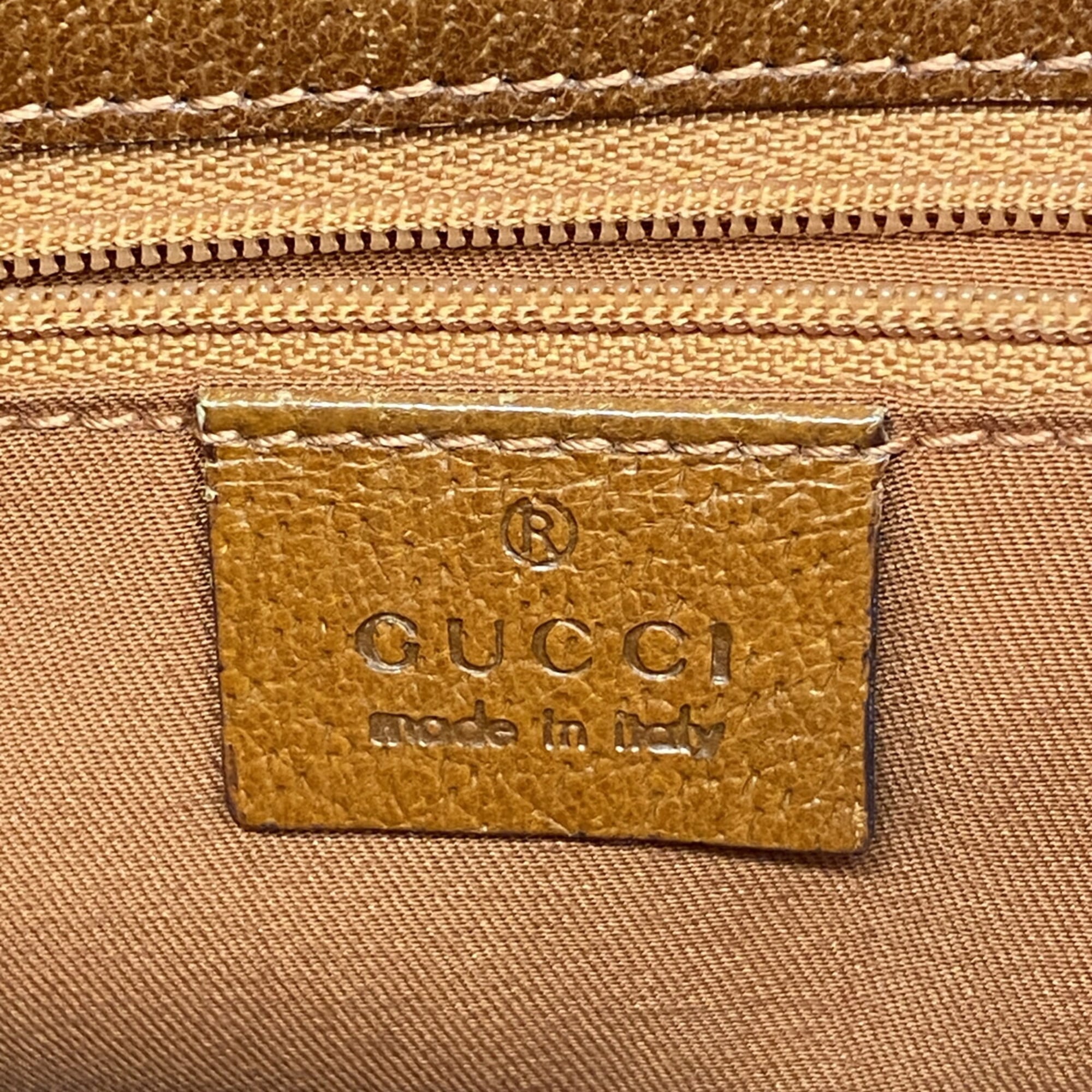 Gucci Beige Canvas Tote Bag (Pre-Owned)