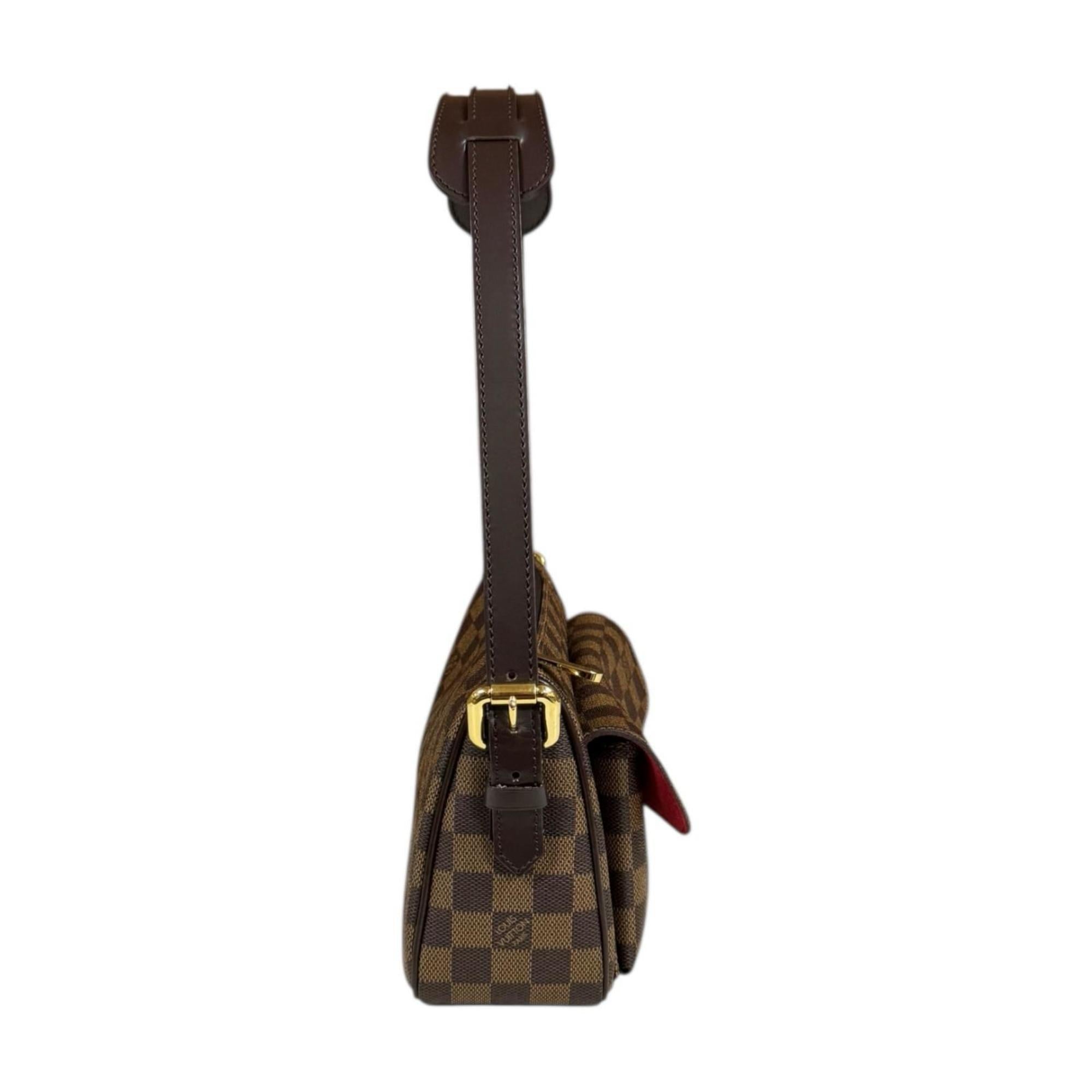 Louis Vuitton Damier Brown Damier Canvas Damier Canvas Shoulder Bag (Pre-Owned)