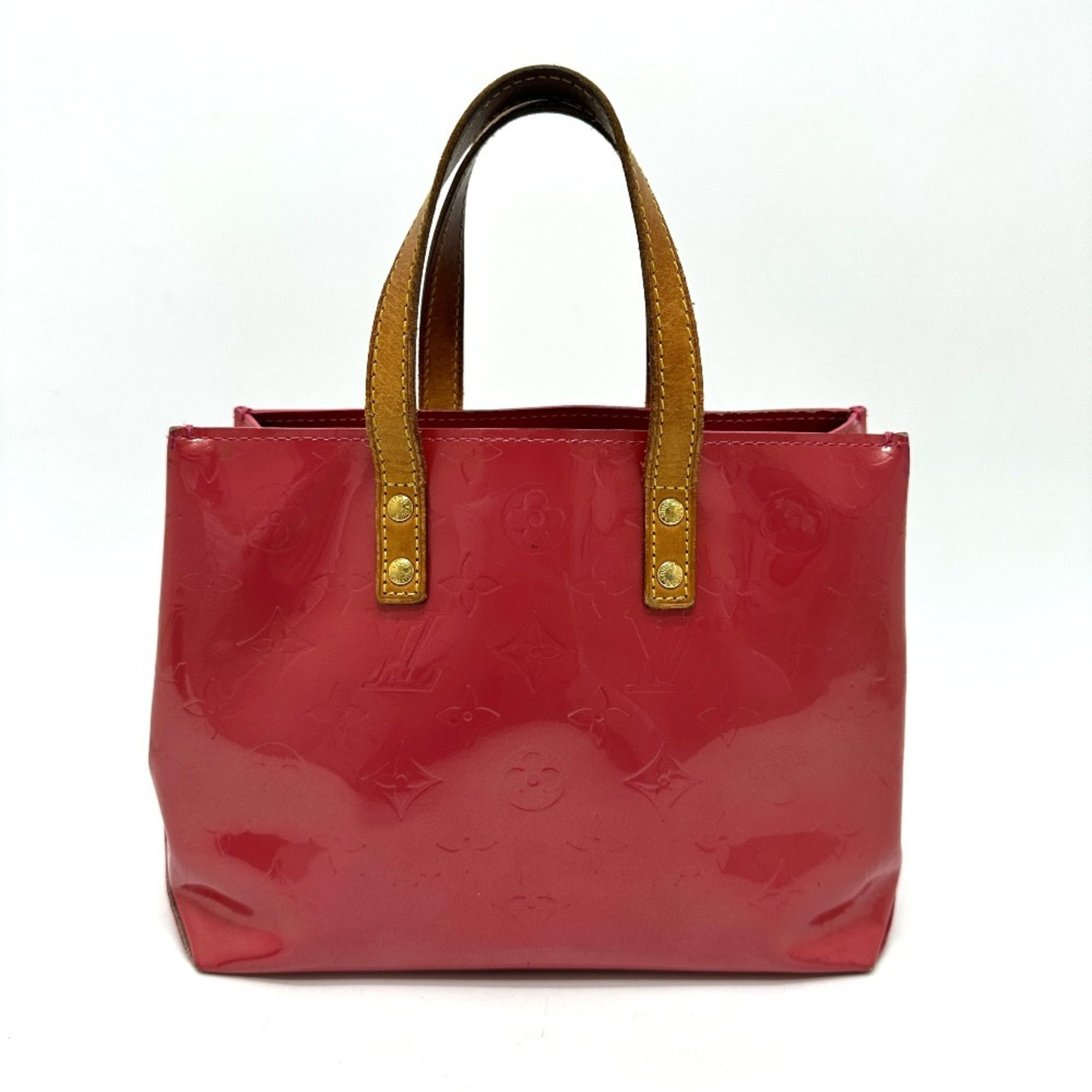 Louis Vuitton Framboise Galle Pink Monogram Vernis Handbag (Pre-Owned)