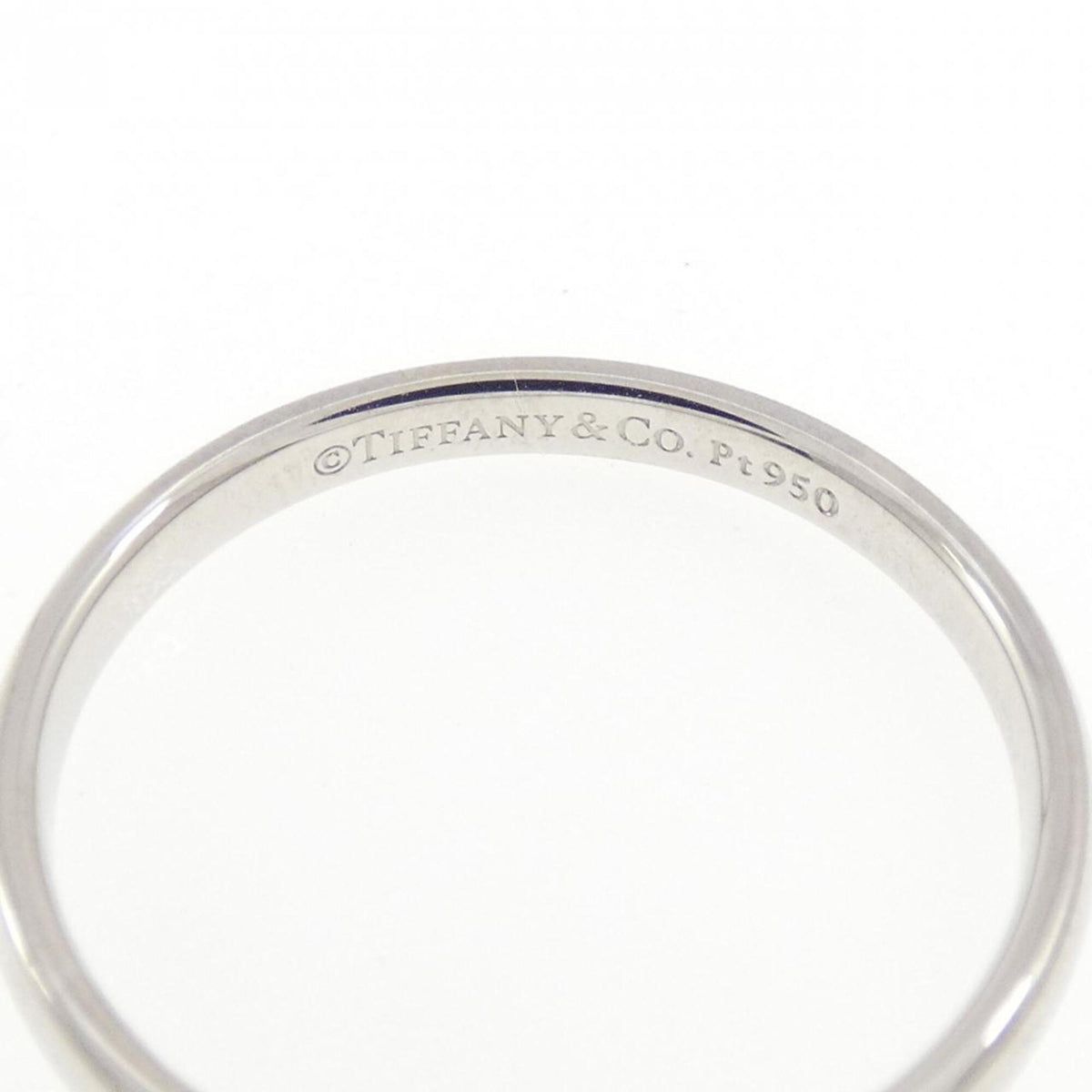 Tiffany Platinum 950 Band Ring (Pre-Owned)
