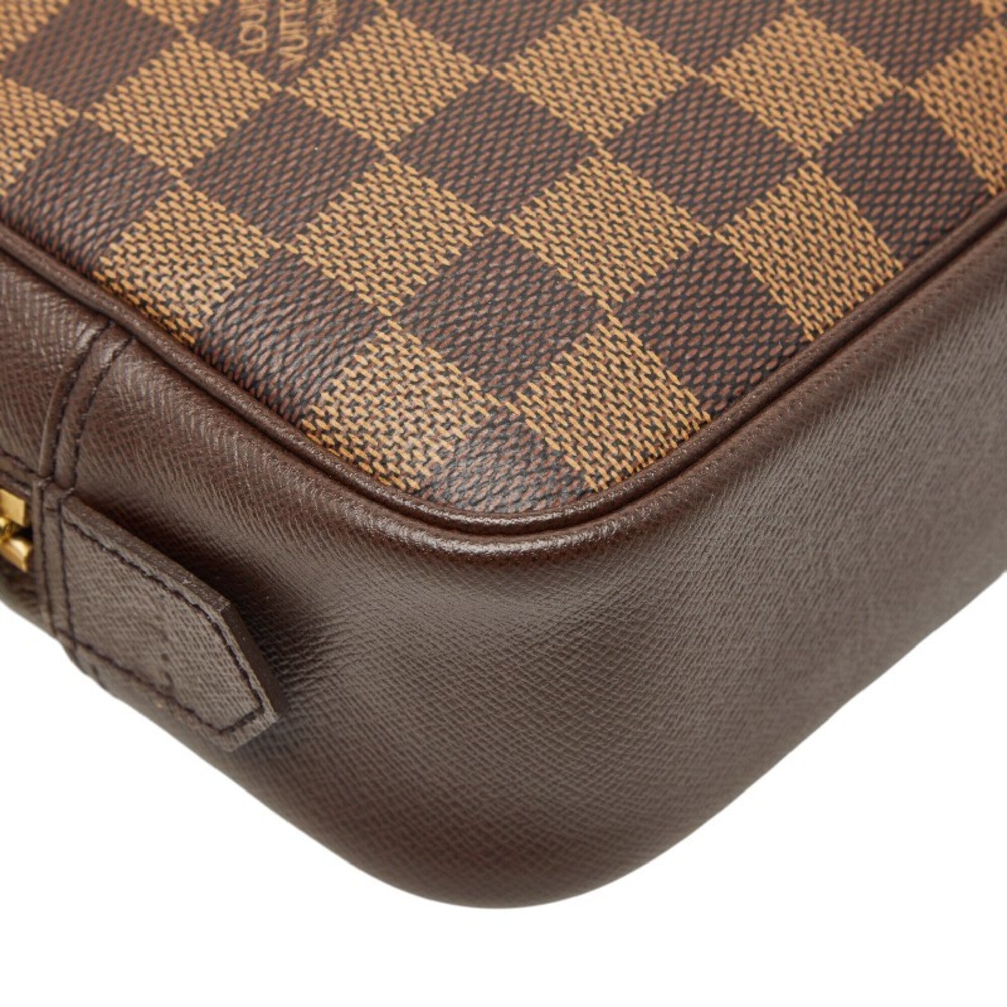 Louis Vuitton Brown Pvc Pouch (Pre-Owned)