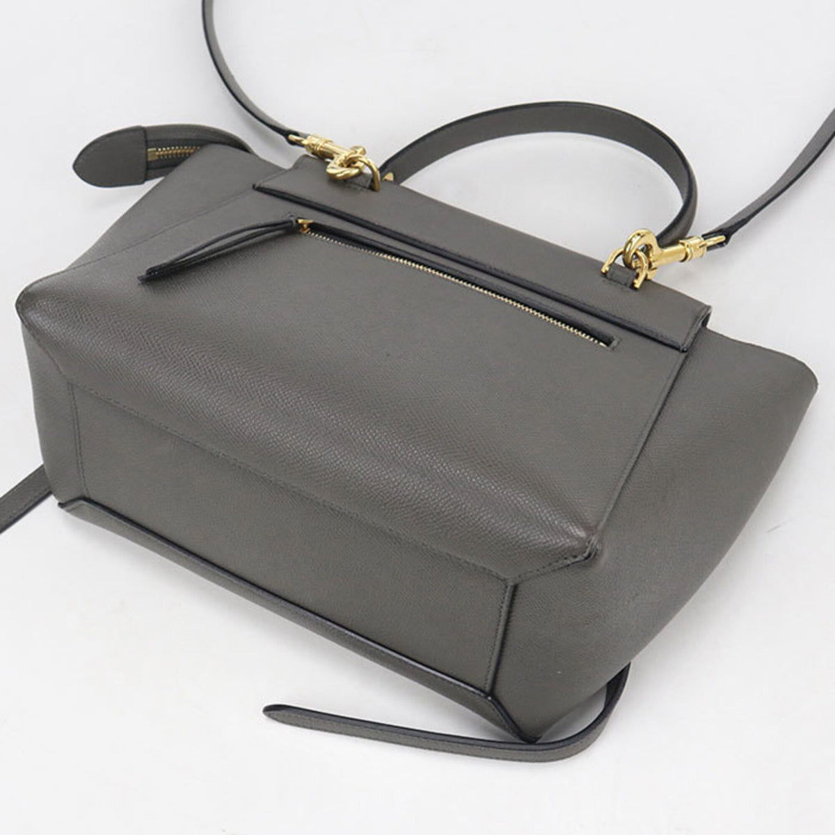 Celine Gray Leather Handbag (Pre-Owned)