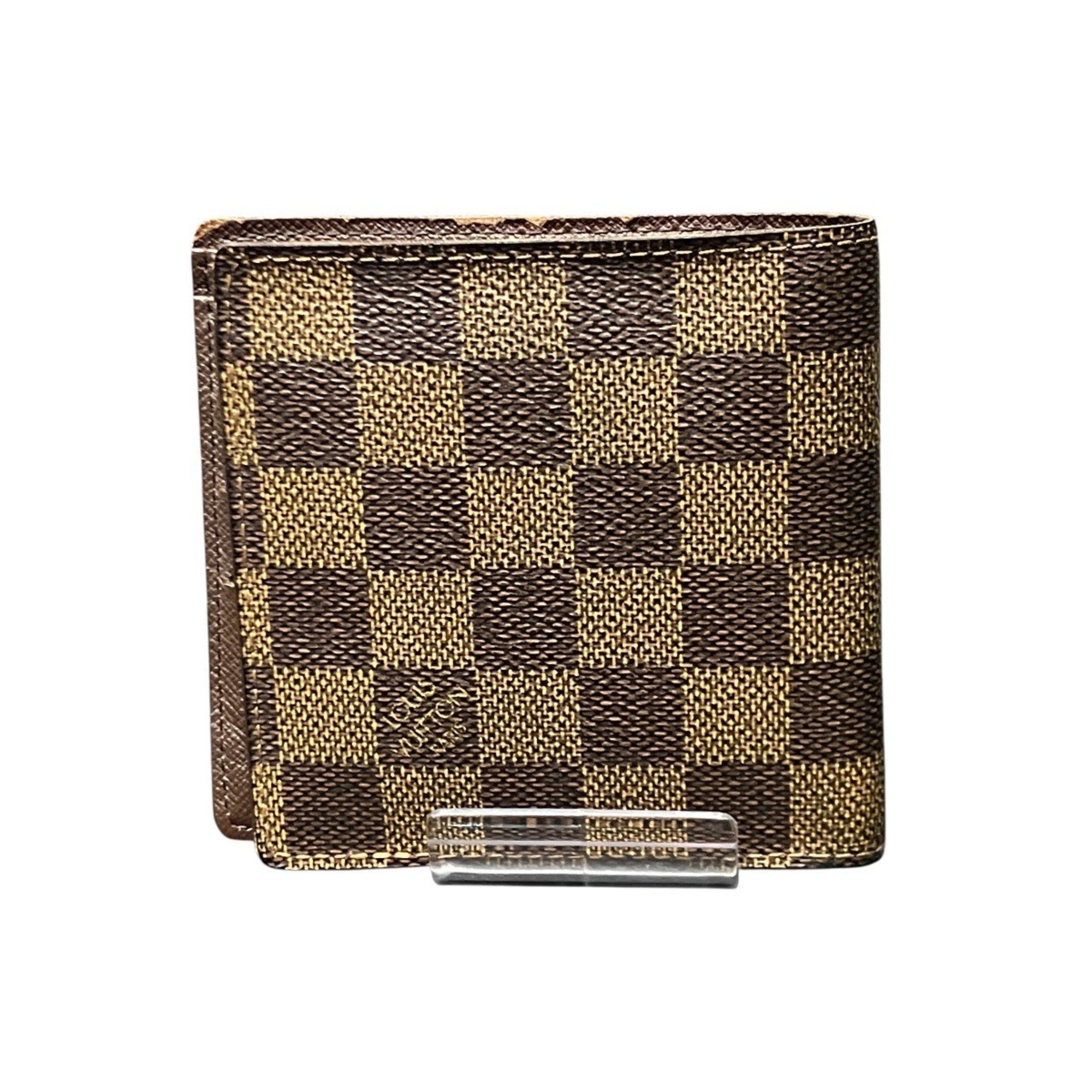 Louis Vuitton Damier Brown Damier Canvas Wallet (Bi-Fold) (Pre-Owned)
