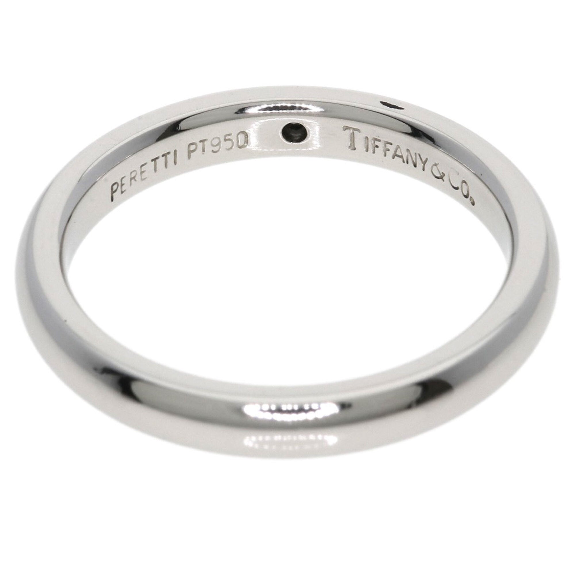 Tiffany Platinum 950 Band Ring (Pre-Owned)