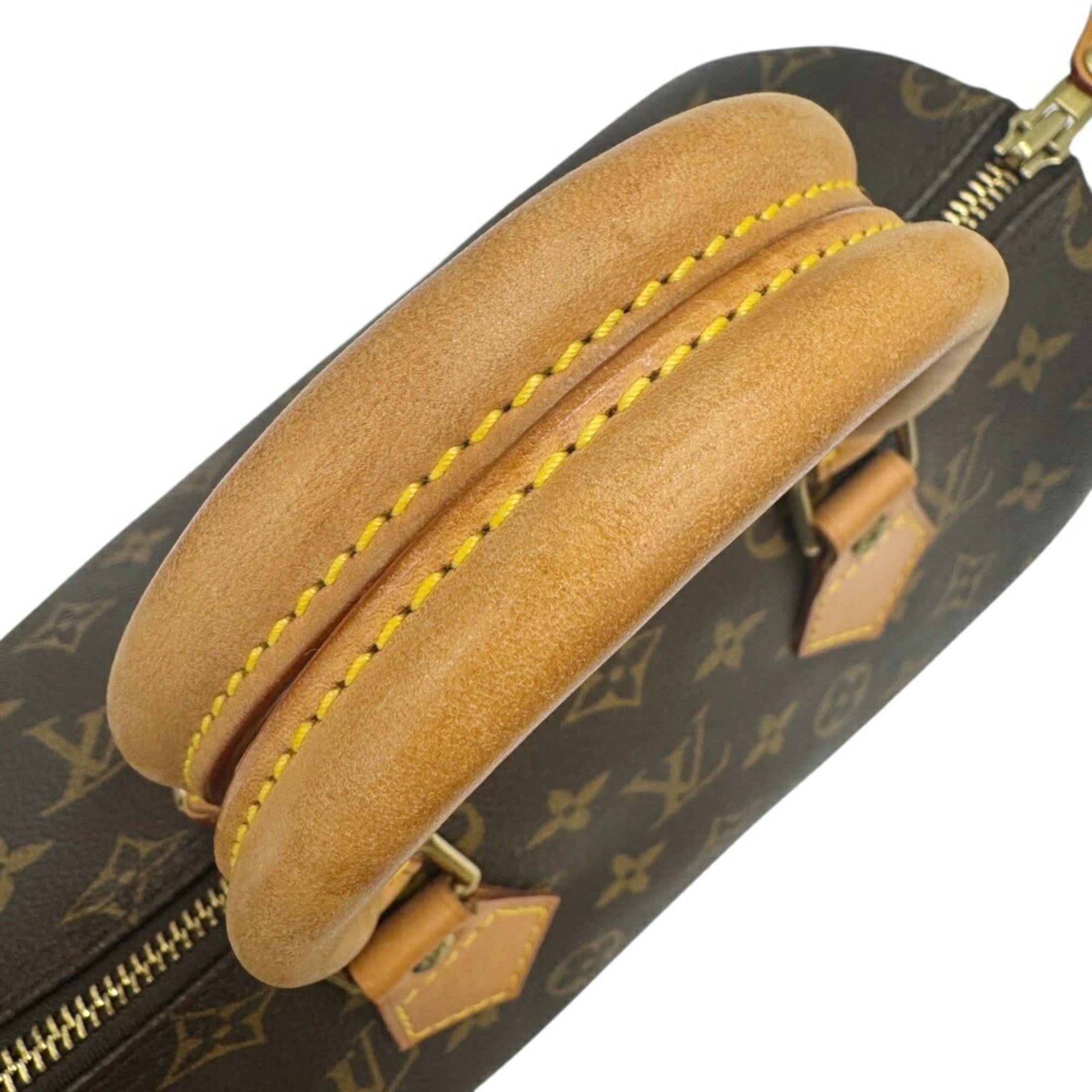 Louis Vuitton Brown Monogram Boston Bag Handbag (Pre-Owned)