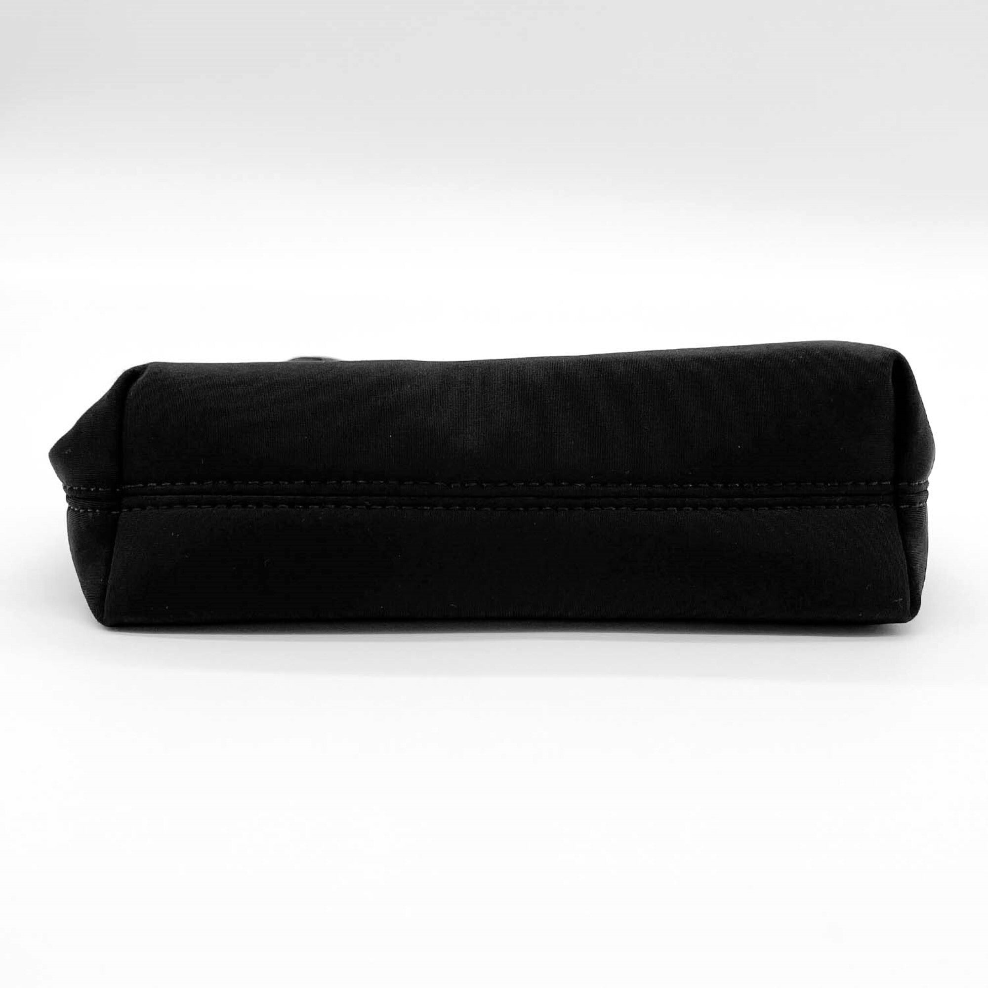 Coach Black Nylon Leather Handbag Pouch (Pre-Owned)